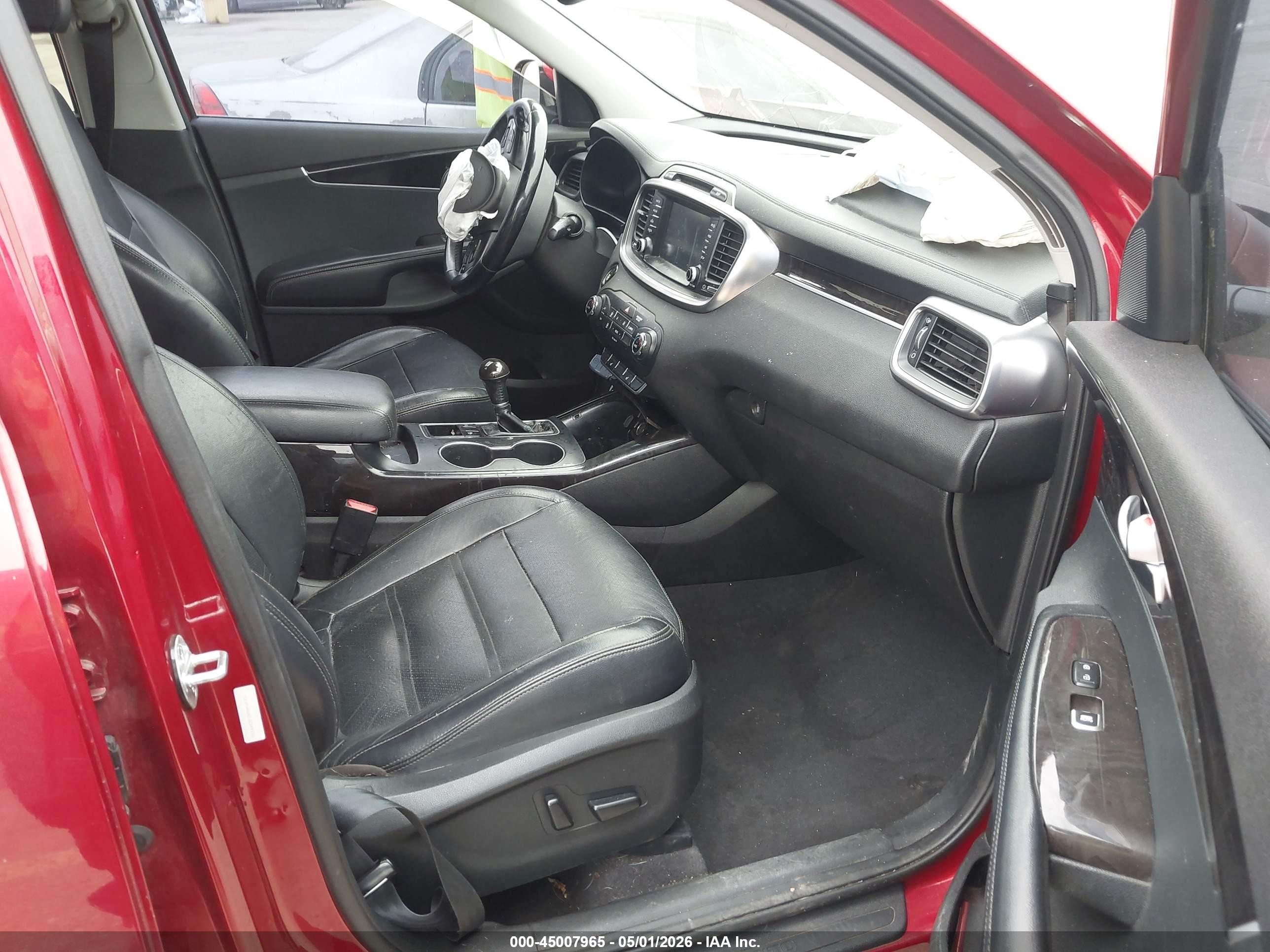 2018 Kia Sorento 3.3l Ex Красный vin: 5XYPH4A50JG349101