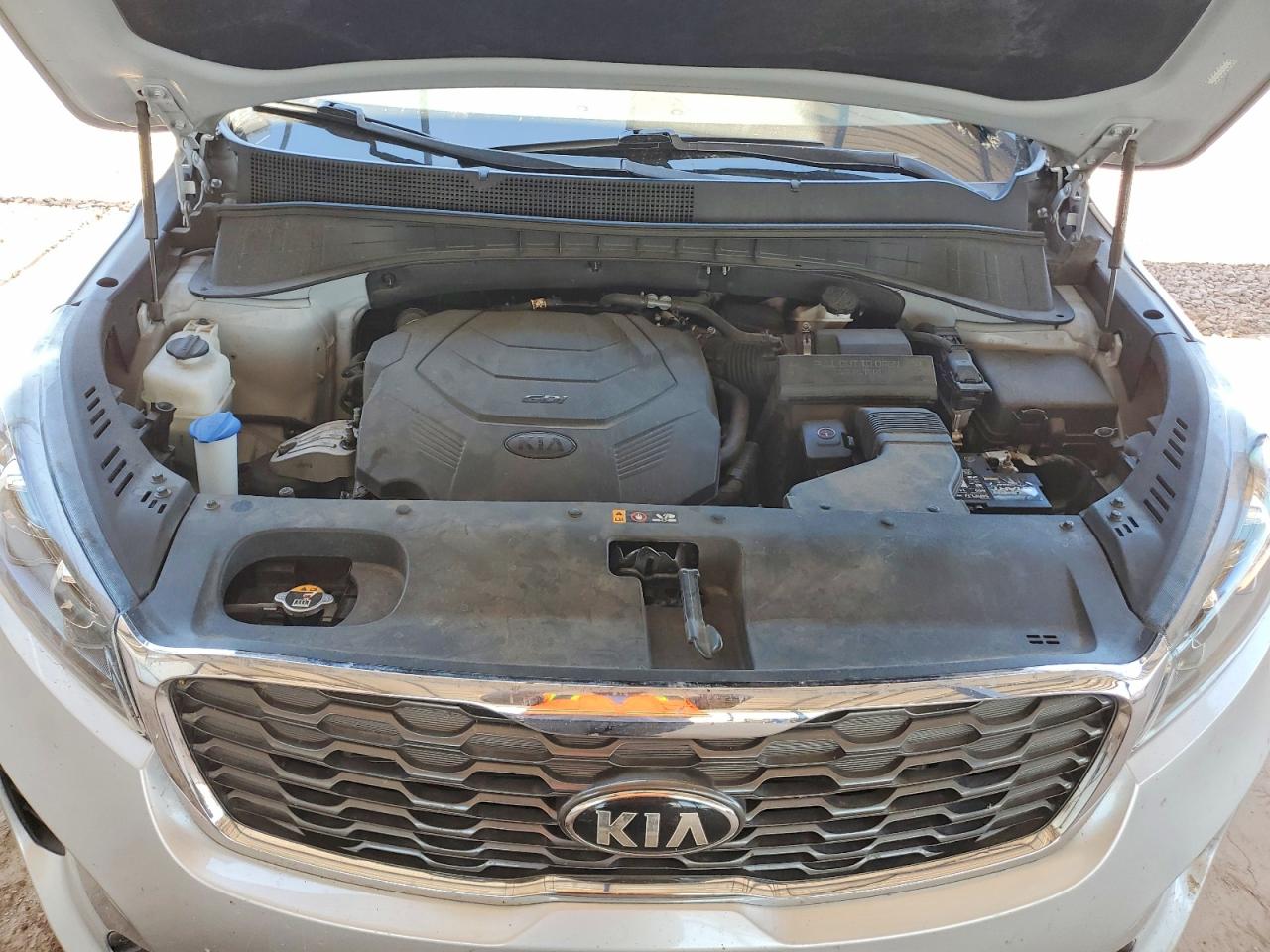2020 Kia Sorento Ex V6 Silver vin: 5XYPH4A50LG640622