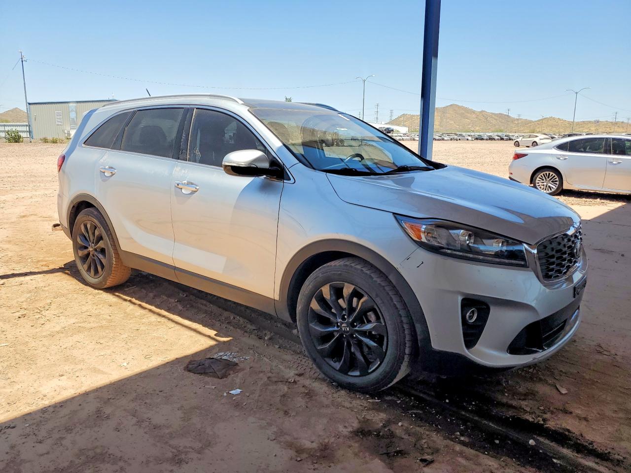 2020 Kia Sorento Ex V6 Silver vin: 5XYPH4A50LG640622