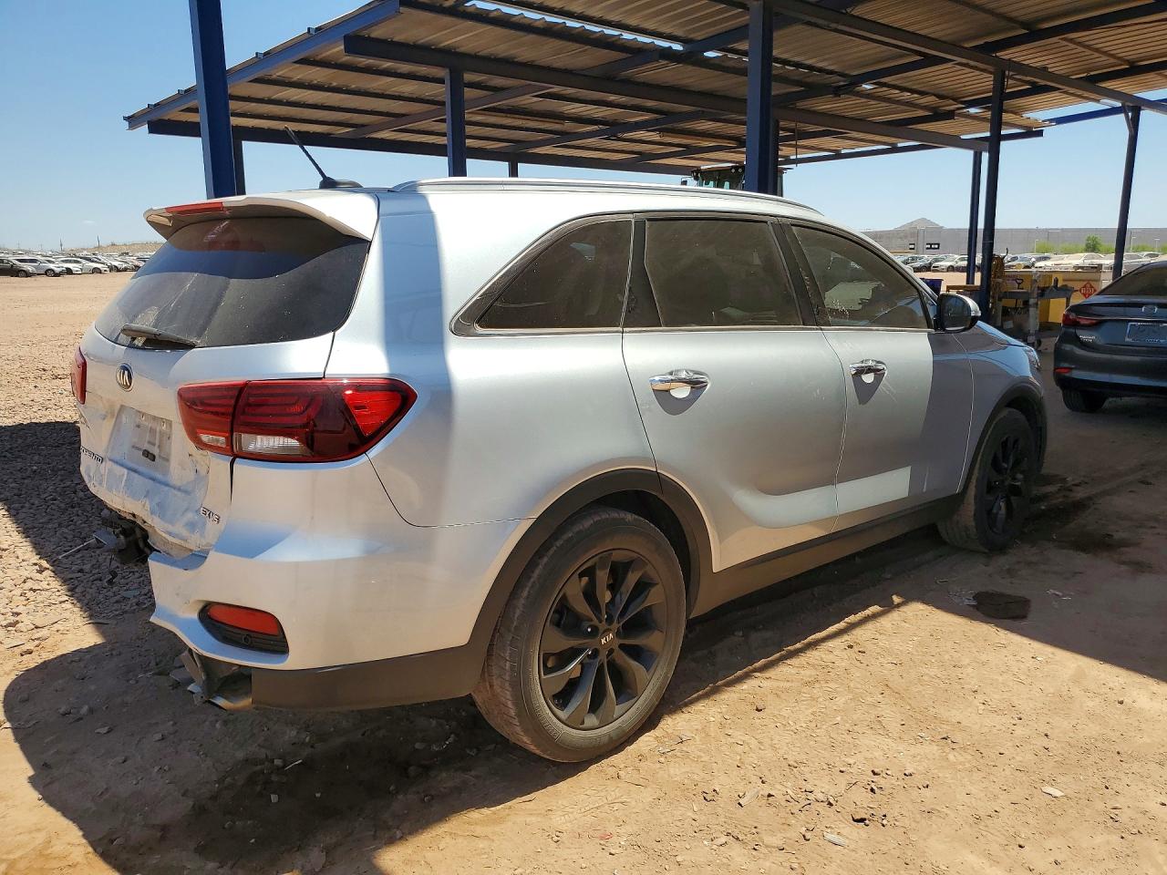 2020 Kia Sorento Ex V6 Silver vin: 5XYPH4A50LG640622