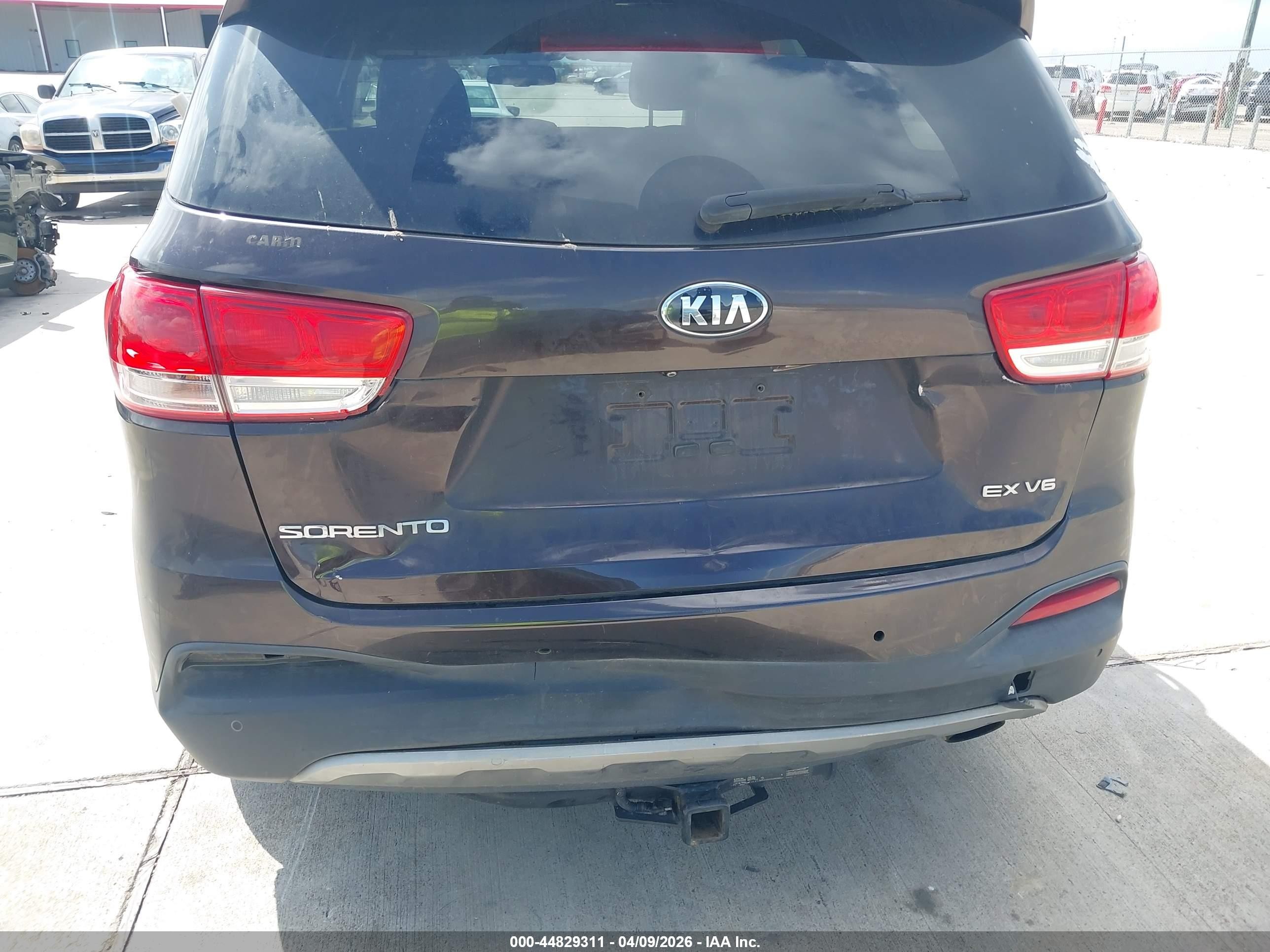 2016 Kia Sorento 3.3l Ex Purple vin: 5XYPH4A52GG135199