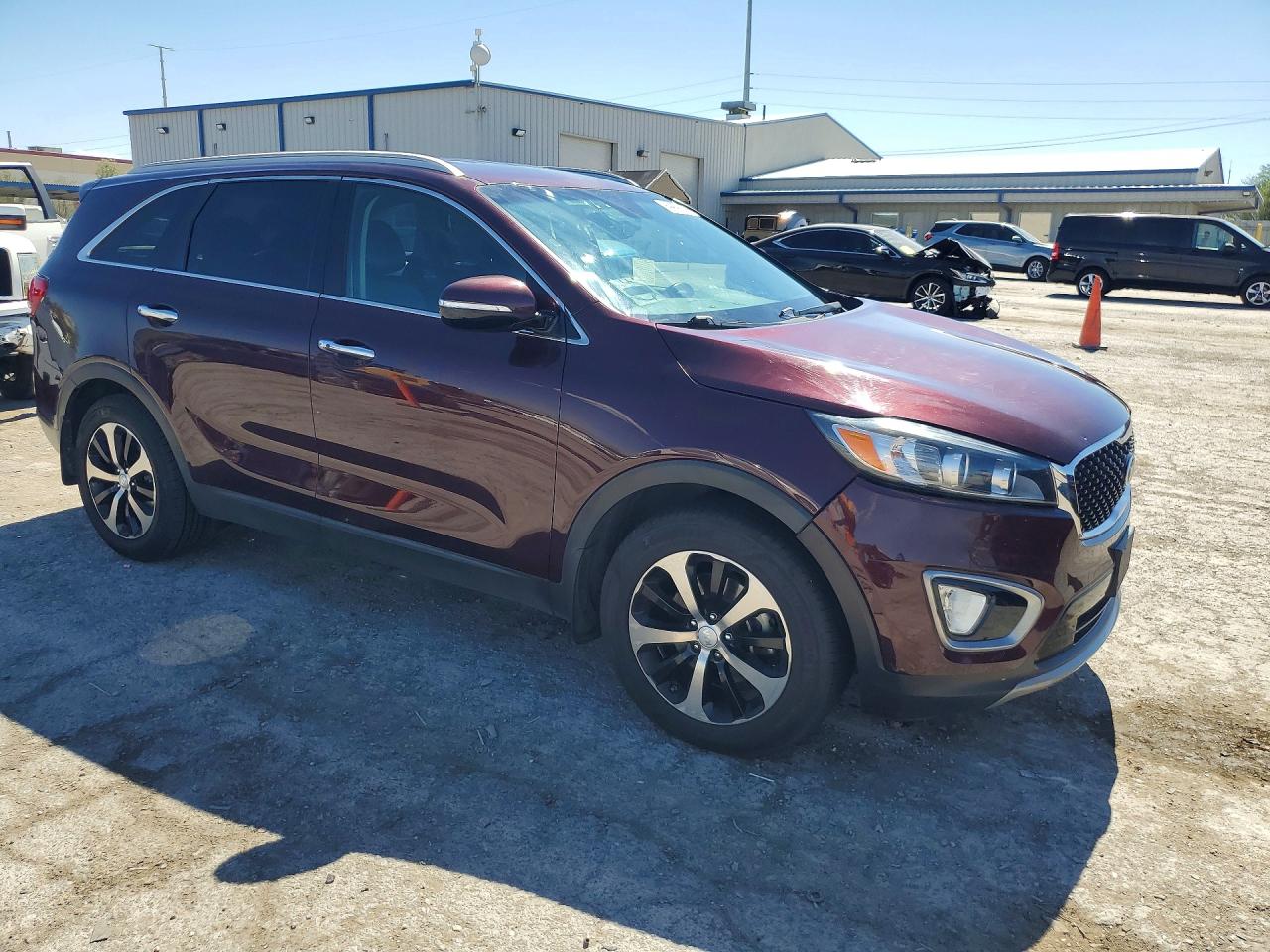 2016 Kia Sorento Ex Темно-бордовый vin: 5XYPH4A52GG186251