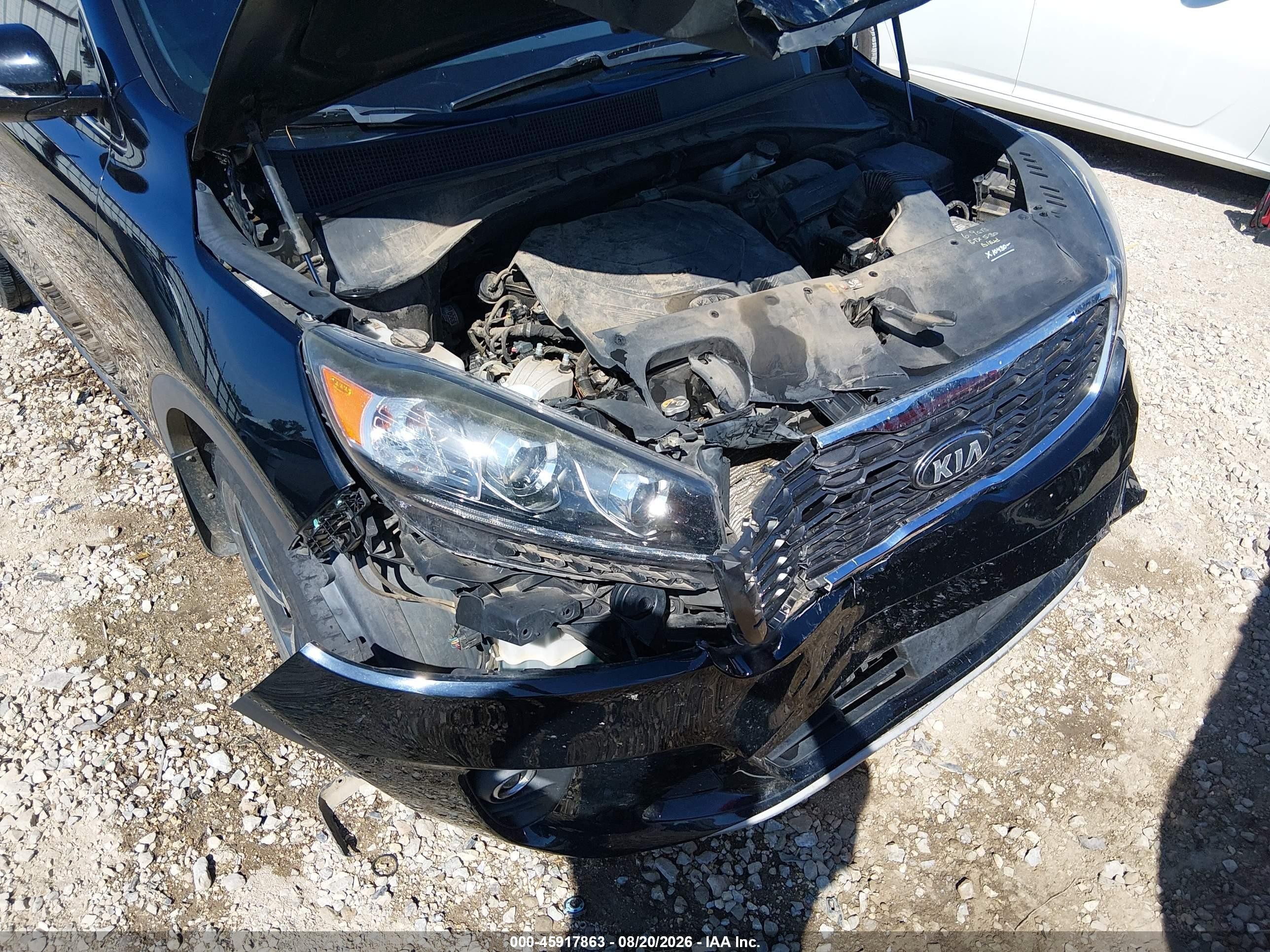 2019 Kia Sorento 3.3l Ex Черный vin: 5XYPH4A52KG567669
