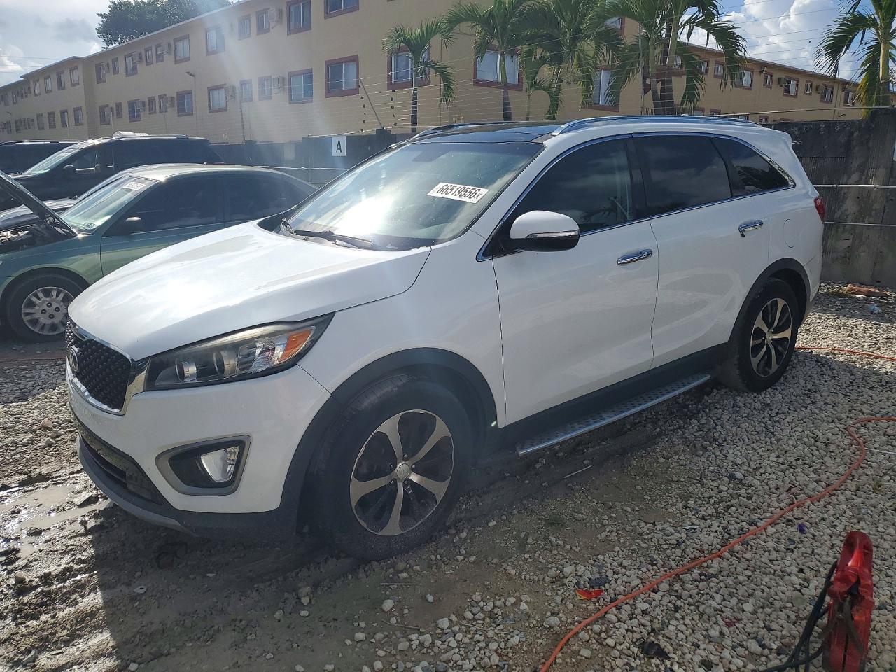2016 Kia Sorento Ex White vin: 5XYPH4A53GG176831