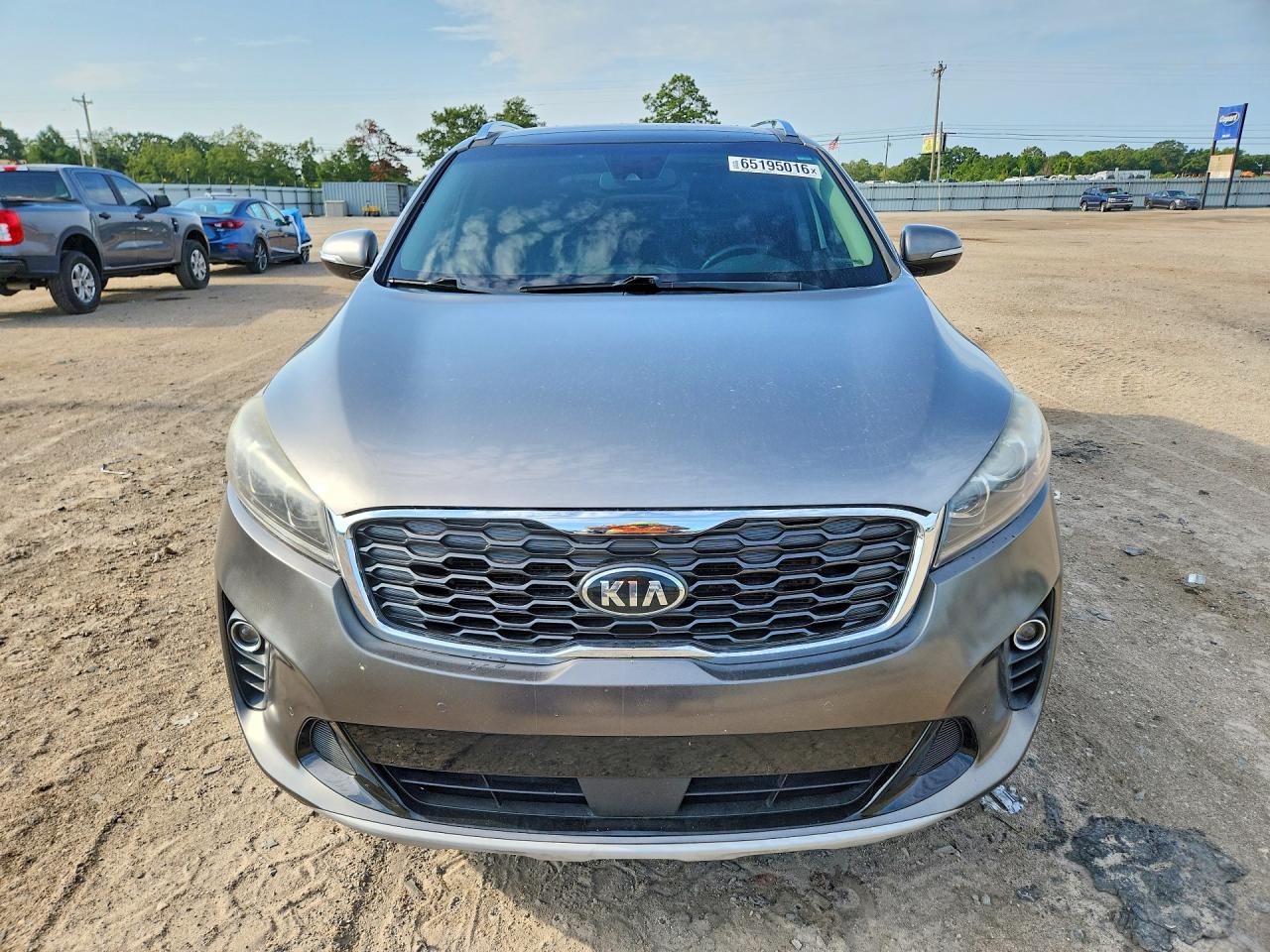 2019 Kia Sorento Ex V6 Gray vin: 5XYPH4A54KG480341