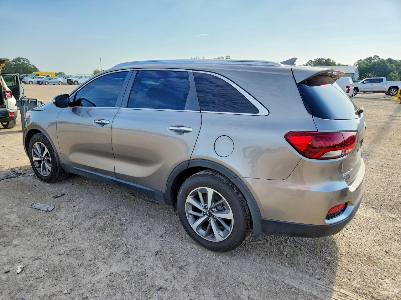 2019 Kia Sorento Ex V6 Gray vin: 5XYPH4A54KG480341