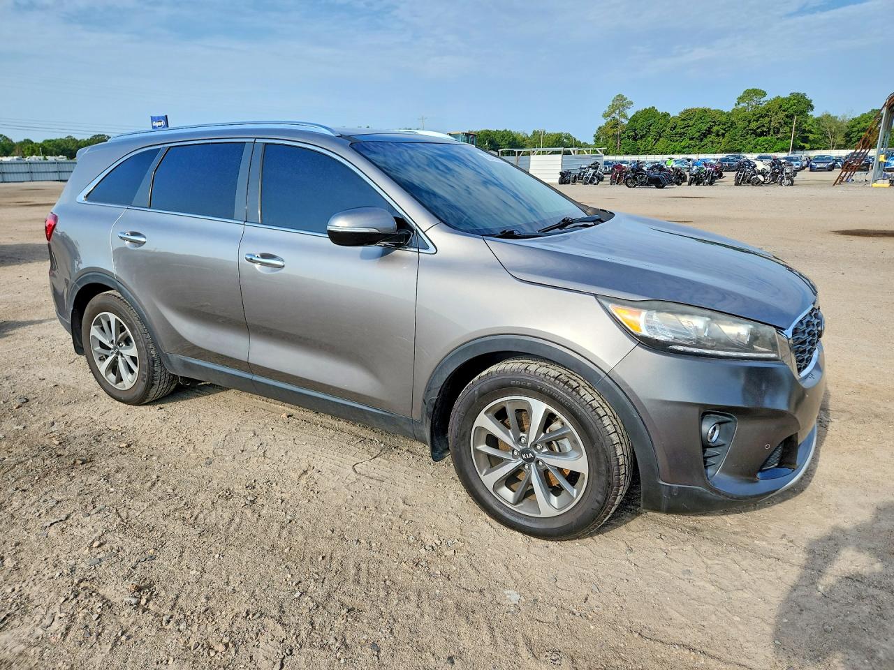 2019 Kia Sorento Ex V6 Gray vin: 5XYPH4A54KG480341