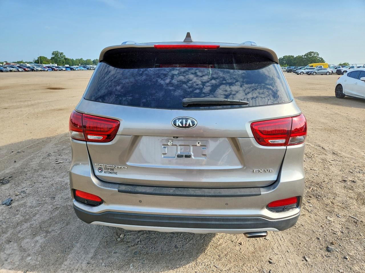 2019 Kia Sorento Ex V6 Gray vin: 5XYPH4A54KG480341