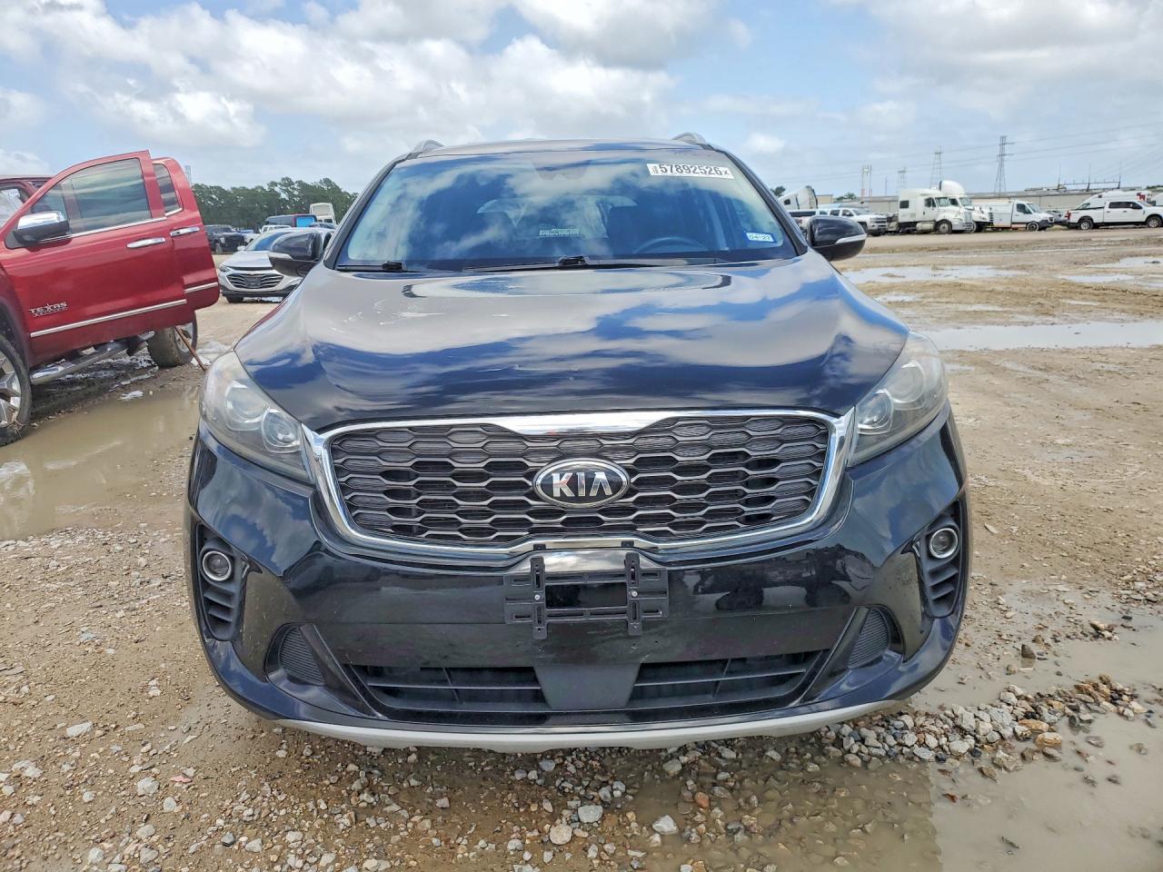 2019 Kia Sorento Ex V6 Black vin: 5XYPH4A54KG514942