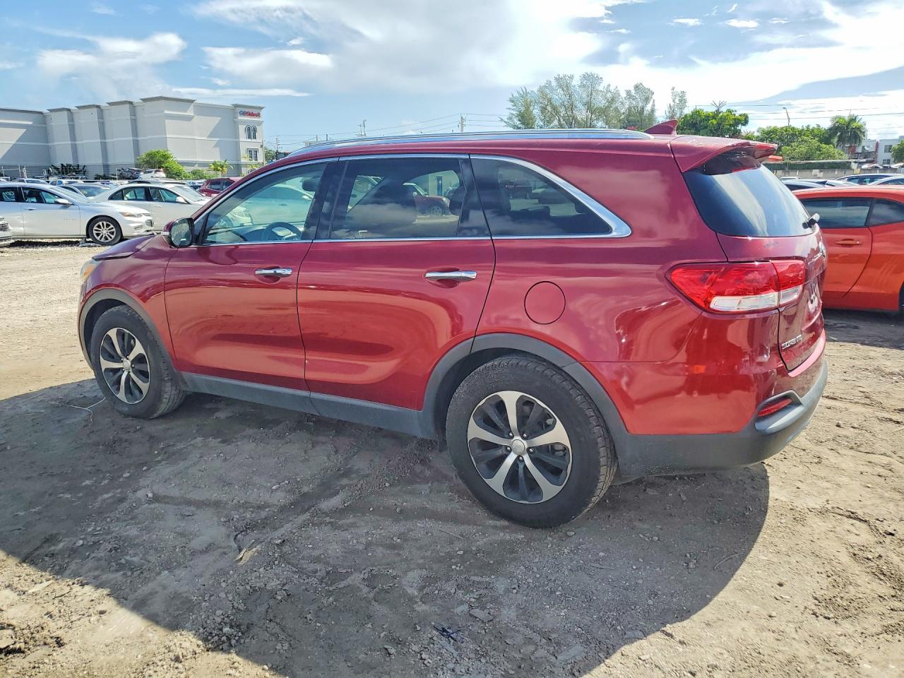 2016 Kia Sorento Ex Red vin: 5XYPH4A56GG041830