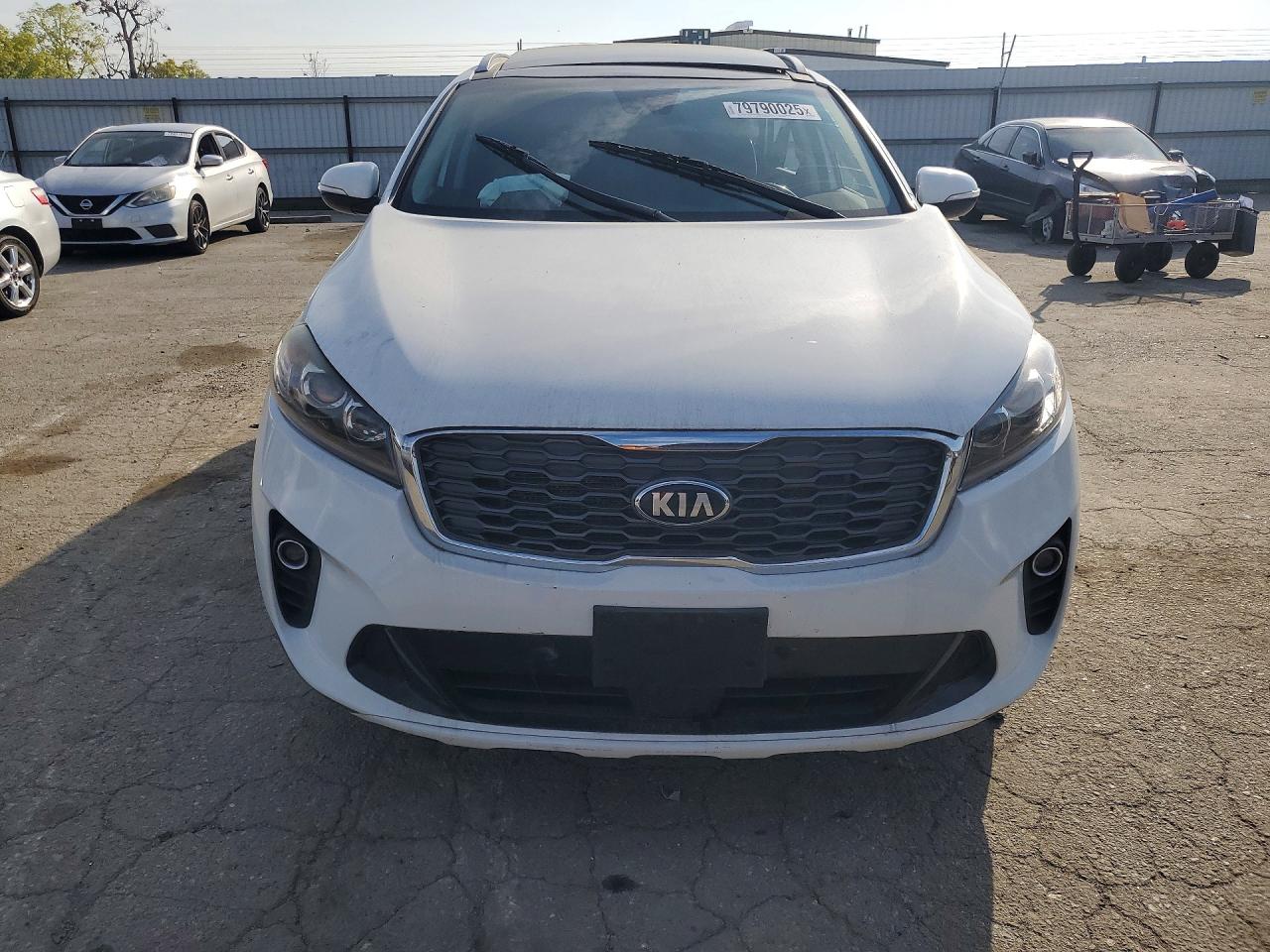 2020 Kia Sorento Ex V6 White vin: 5XYPH4A57LG670314