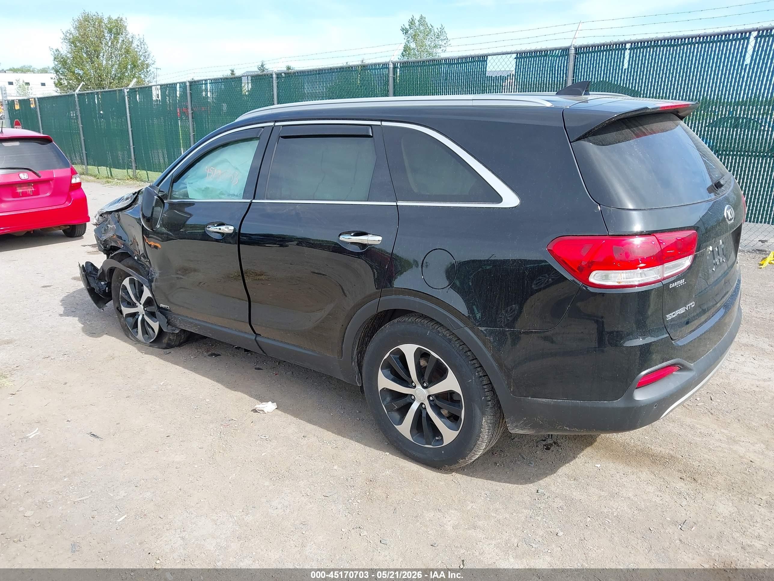 2016 Kia Sorento 2.0t Ex Black vin: 5XYPHDA11GG049749