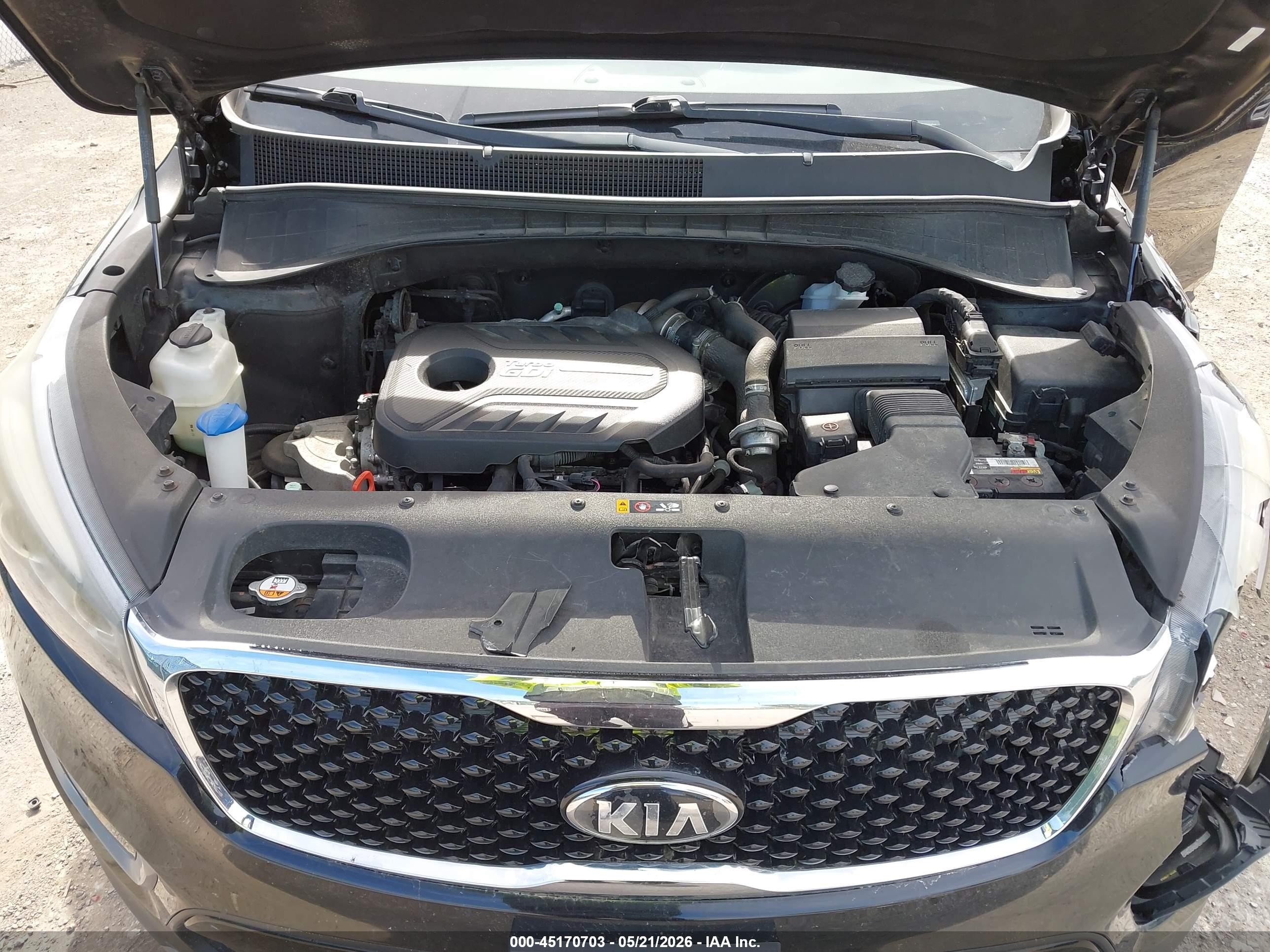 2016 Kia Sorento 2.0t Ex Black vin: 5XYPHDA11GG049749