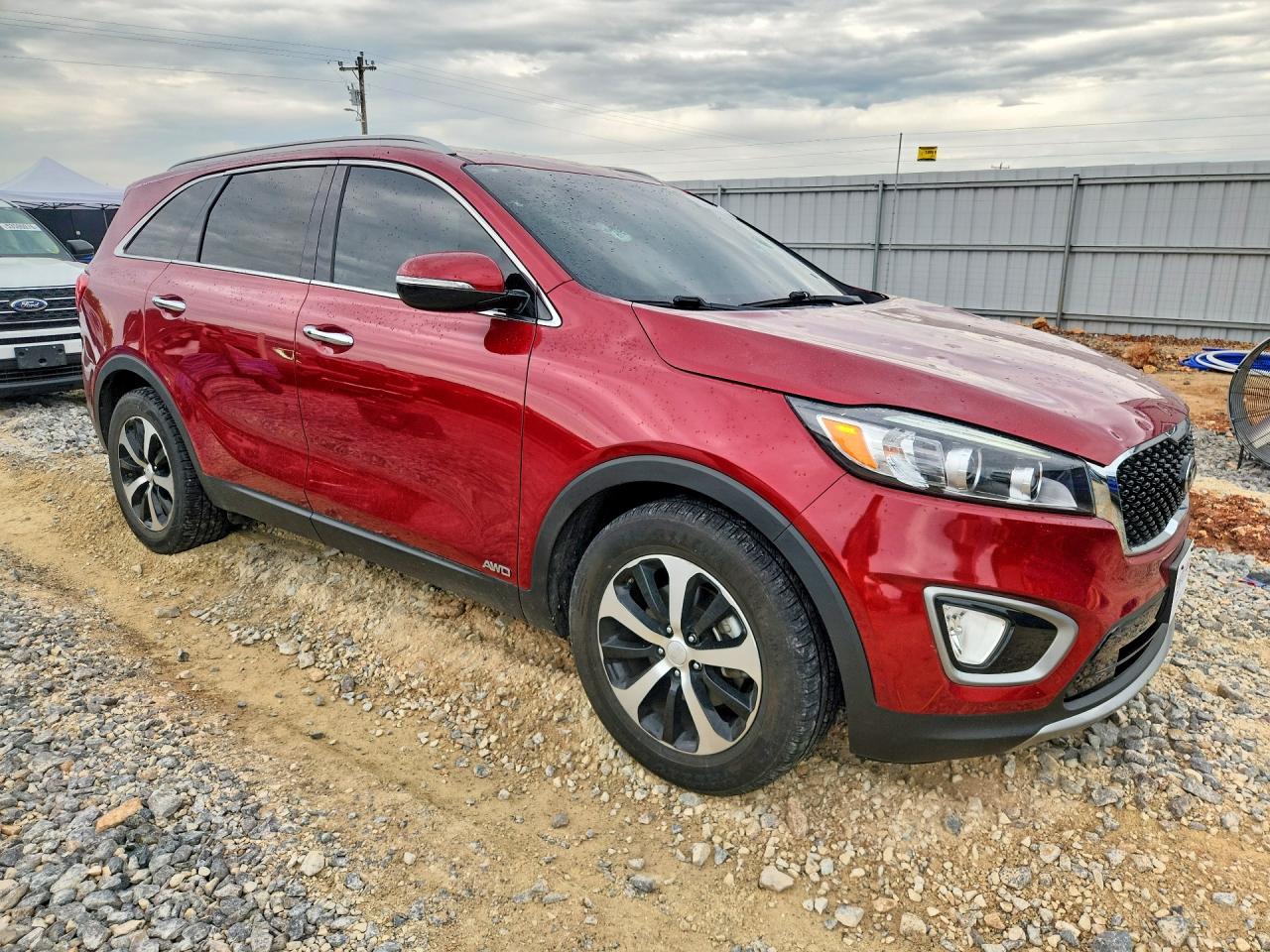 2016 Kia Sorento Ex Burgundy vin: 5XYPHDA12GG029770