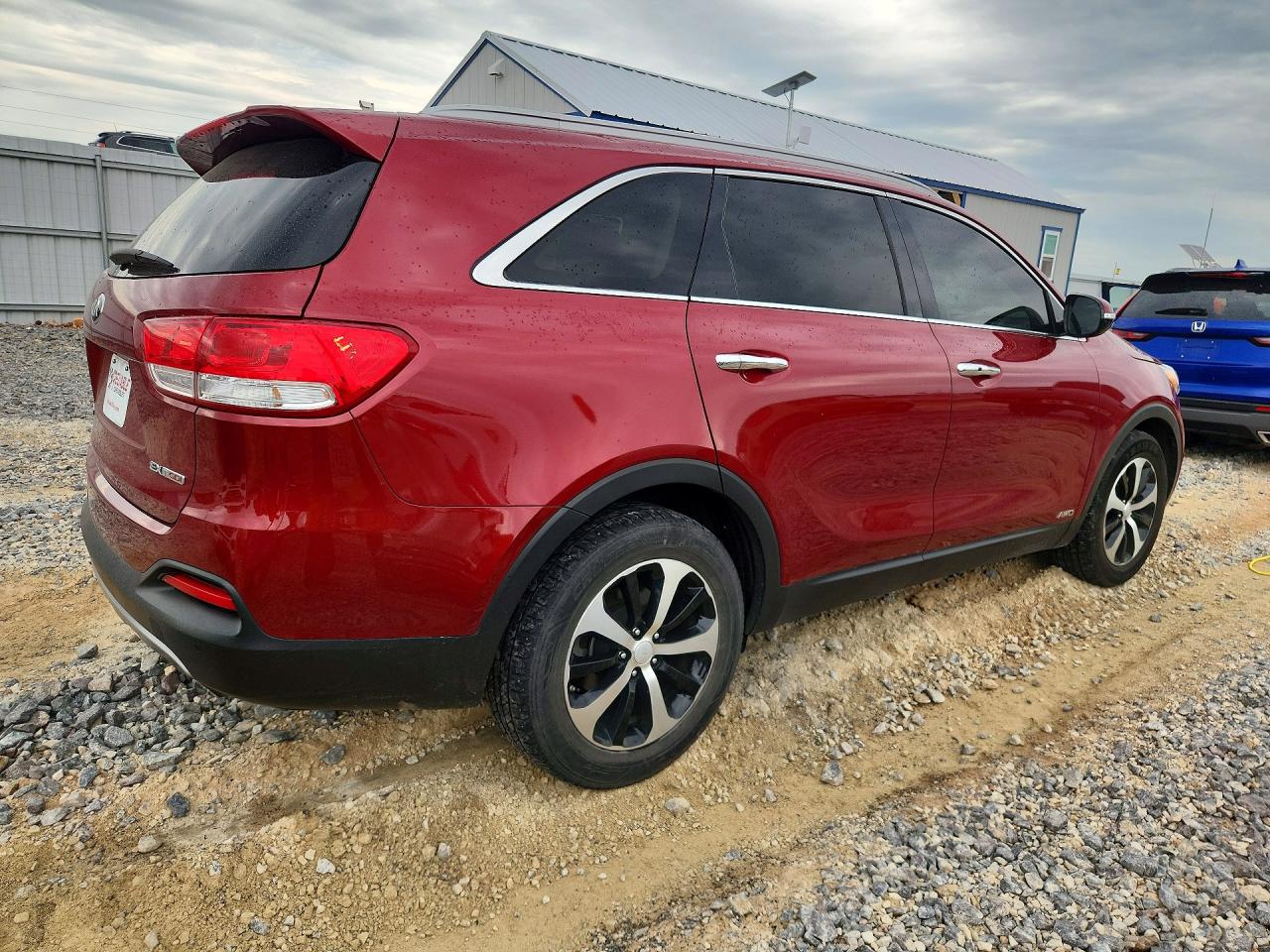 2016 Kia Sorento Ex Burgundy vin: 5XYPHDA12GG029770