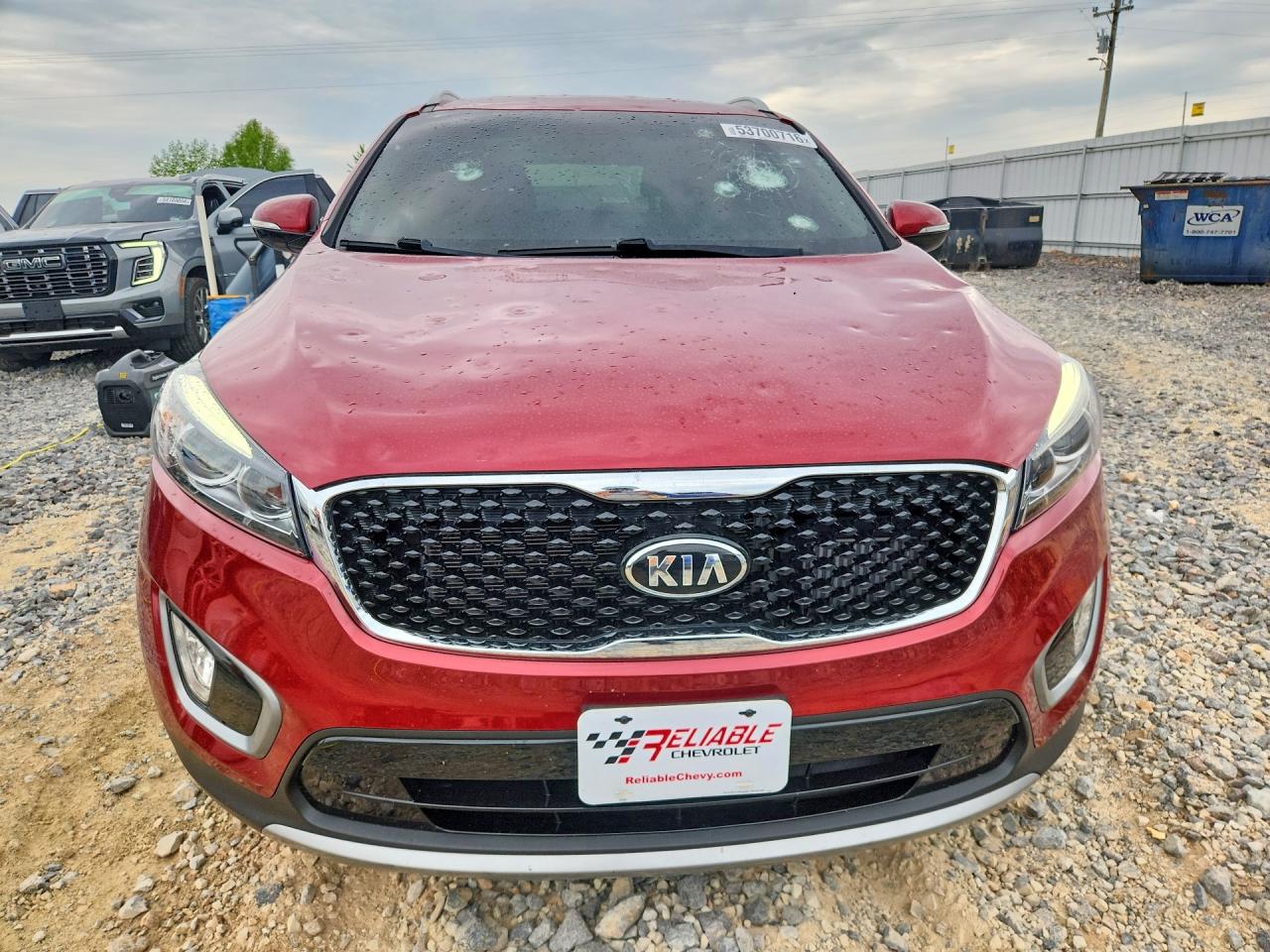 2016 Kia Sorento Ex Burgundy vin: 5XYPHDA12GG029770