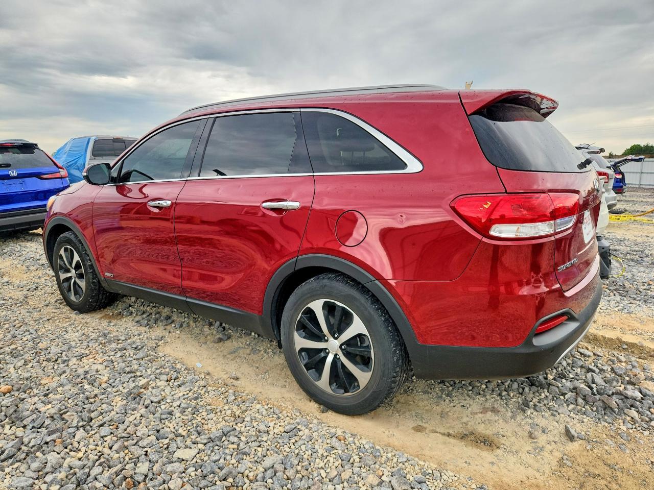 2016 Kia Sorento Ex Burgundy vin: 5XYPHDA12GG029770