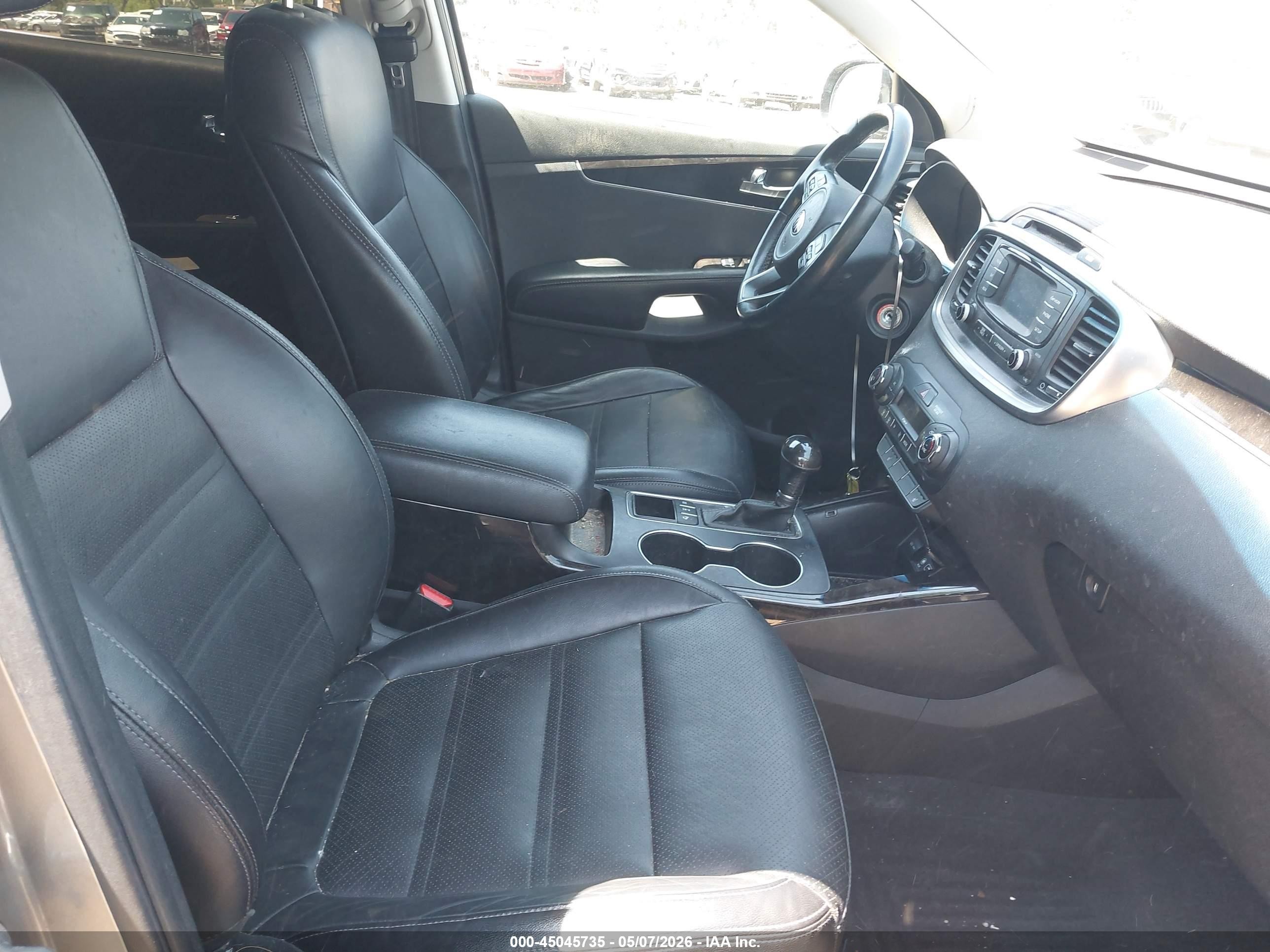 2016 Kia Sorento 2.0t Ex Gray vin: 5XYPHDA18GG030633
