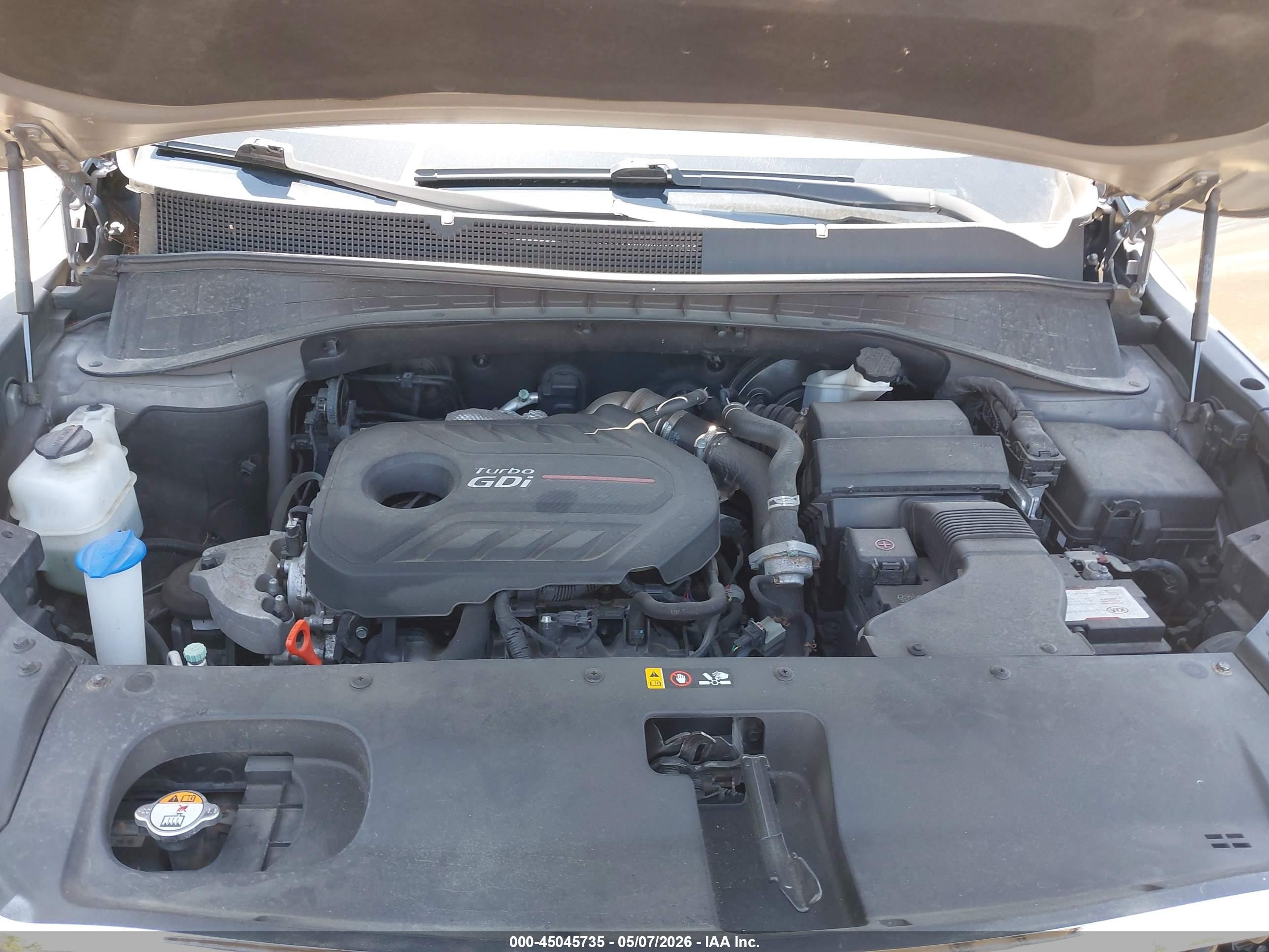 2016 Kia Sorento 2.0t Ex Gray vin: 5XYPHDA18GG030633