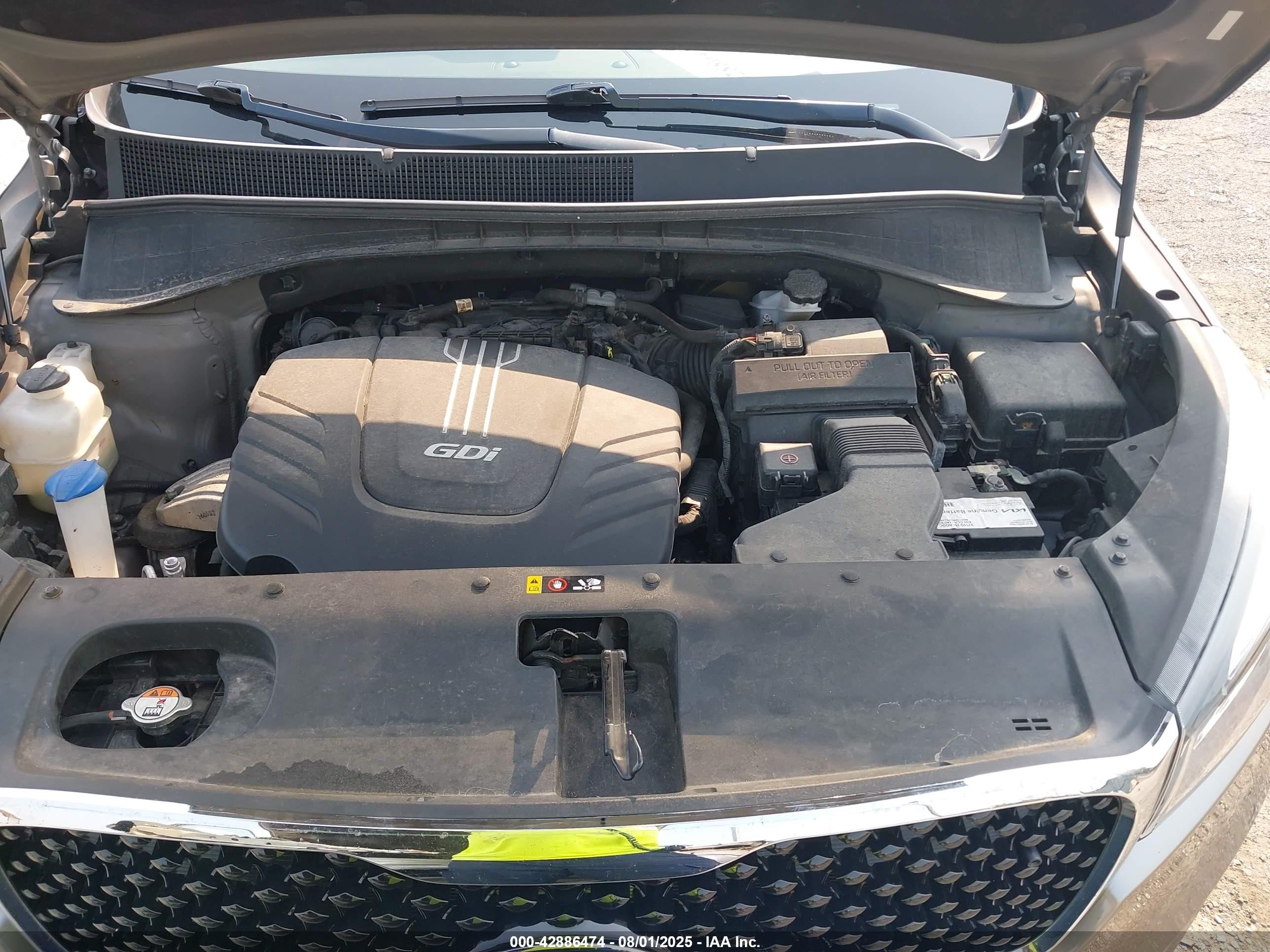 2017 Kia Sorento 3.3l Ex Gray vin: 5XYPHDA50HG243368