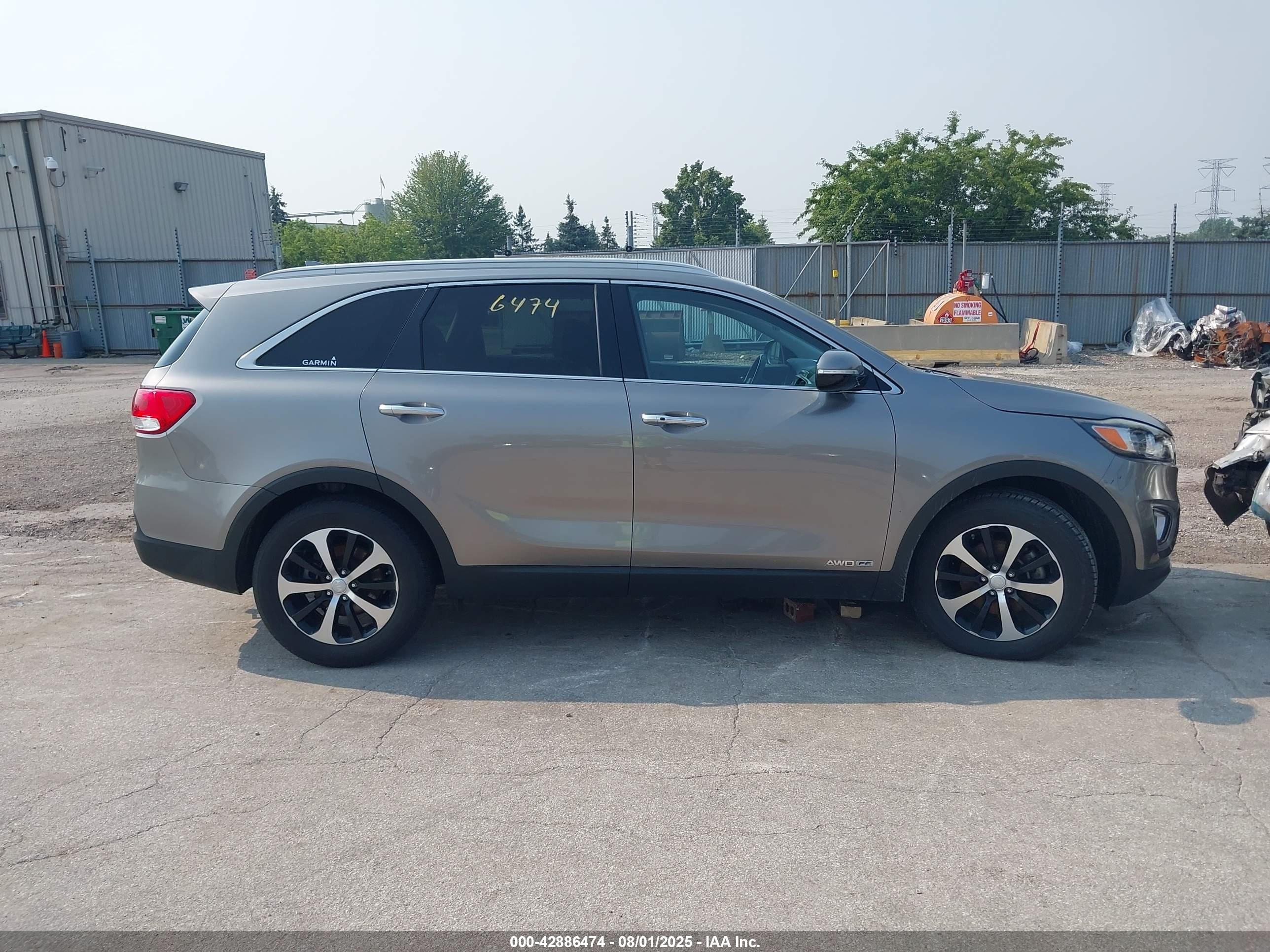 2017 Kia Sorento 3.3l Ex Gray vin: 5XYPHDA50HG243368