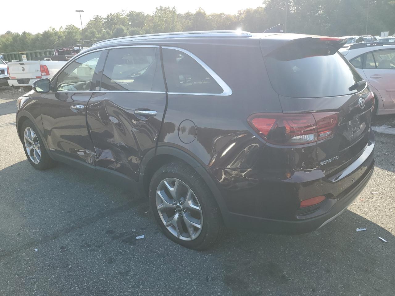2019 Kia Sorento Ex Sport Темно-бордовый vin: 5XYPHDA52KG604719