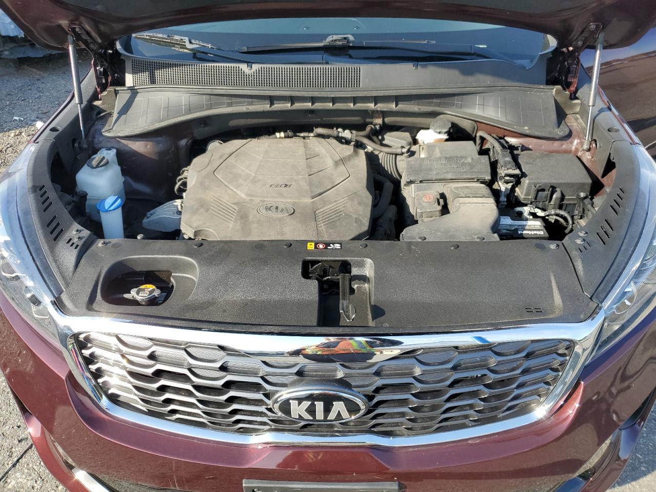 2019 Kia Sorento Ex Sport Темно-бордовый vin: 5XYPHDA52KG604719