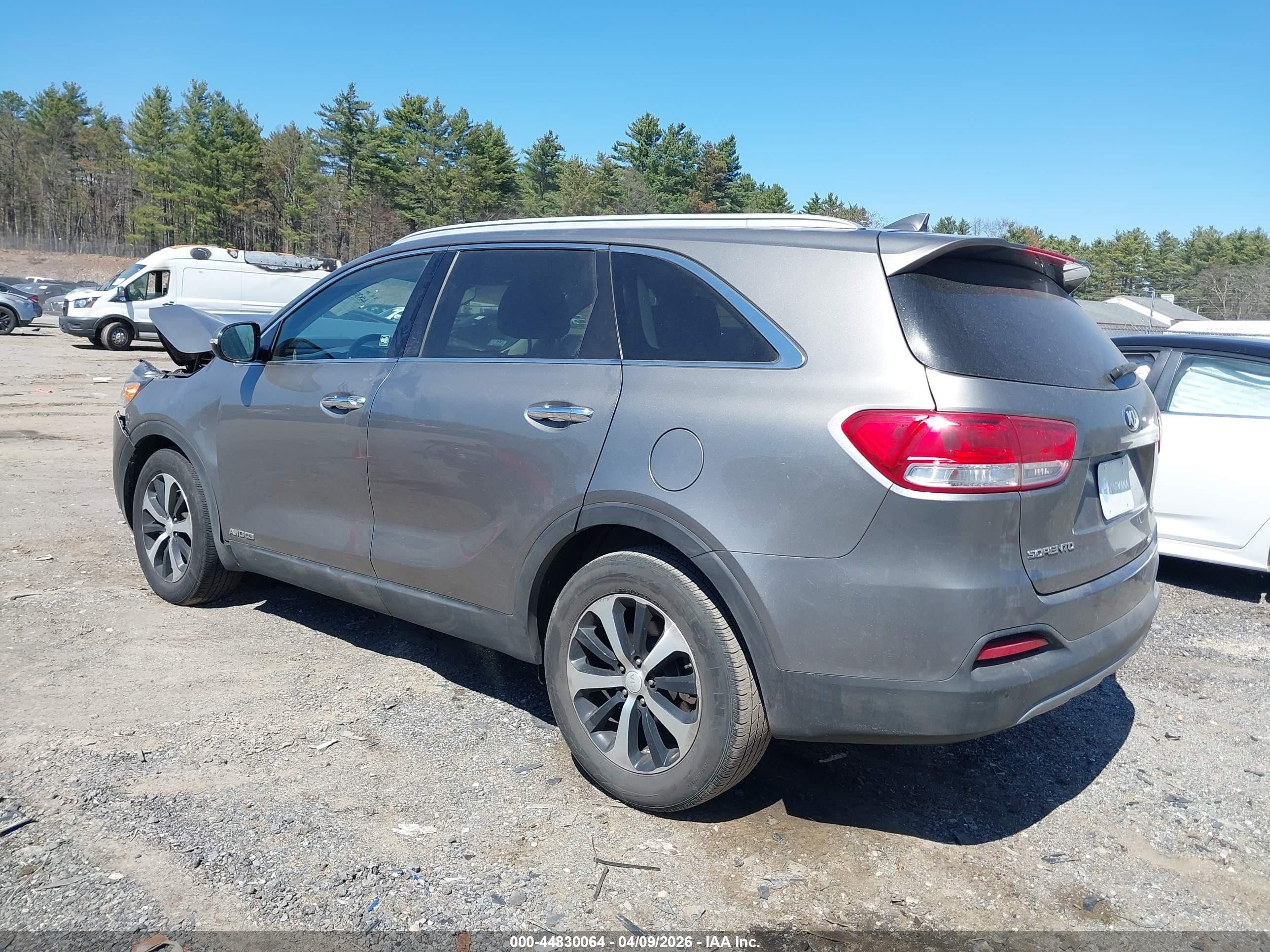 2016 Kia Sorento 3.3l Ex Gray vin: 5XYPHDA56GG152765