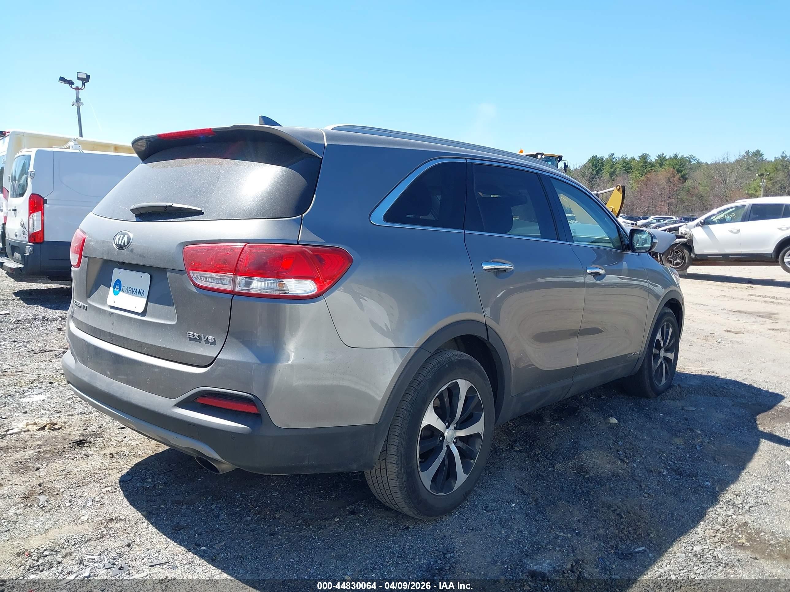 2016 Kia Sorento 3.3l Ex Gray vin: 5XYPHDA56GG152765