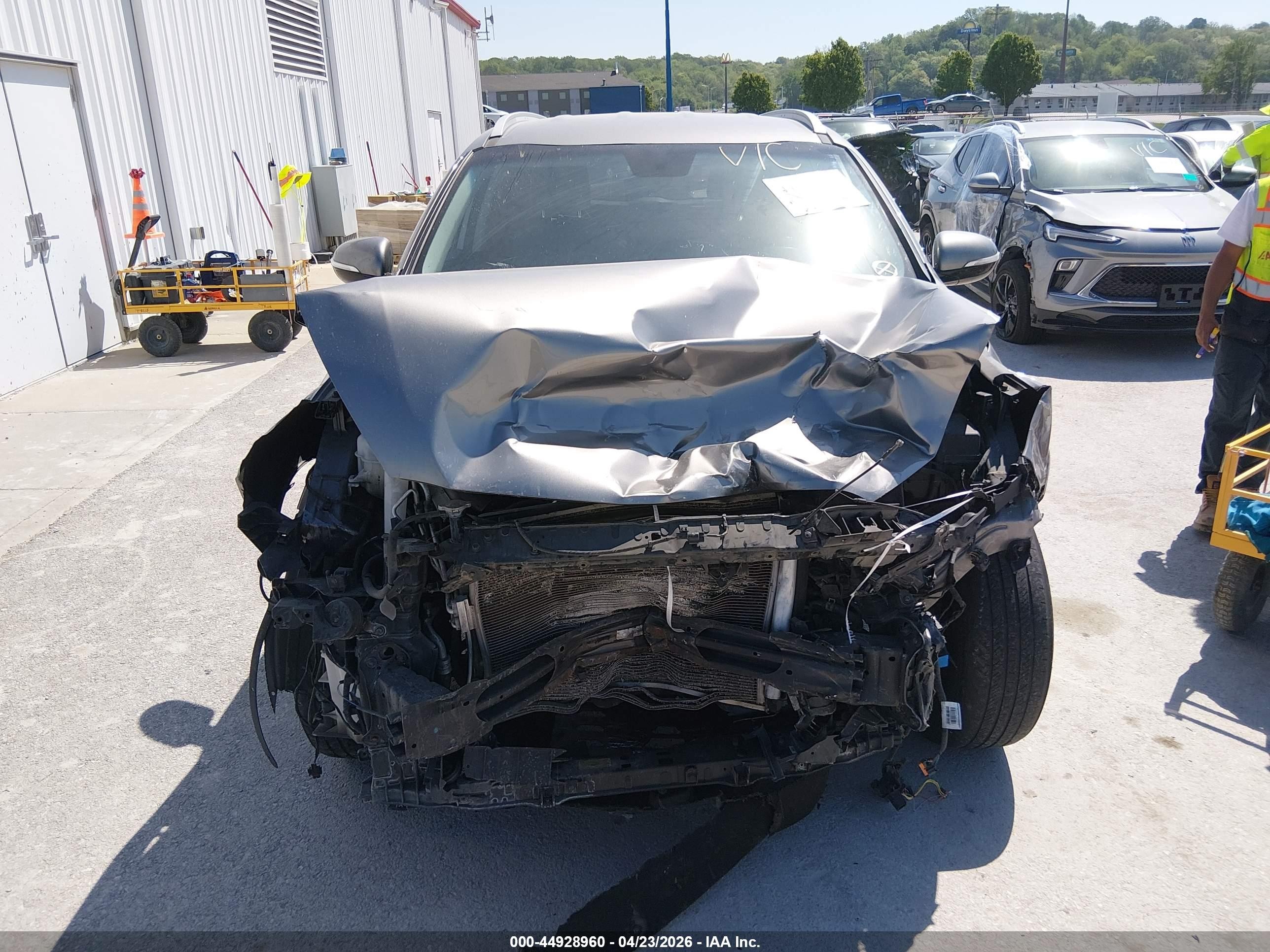 2017 Kia Sorento 3.3l Ex Gray vin: 5XYPHDA58HG296741