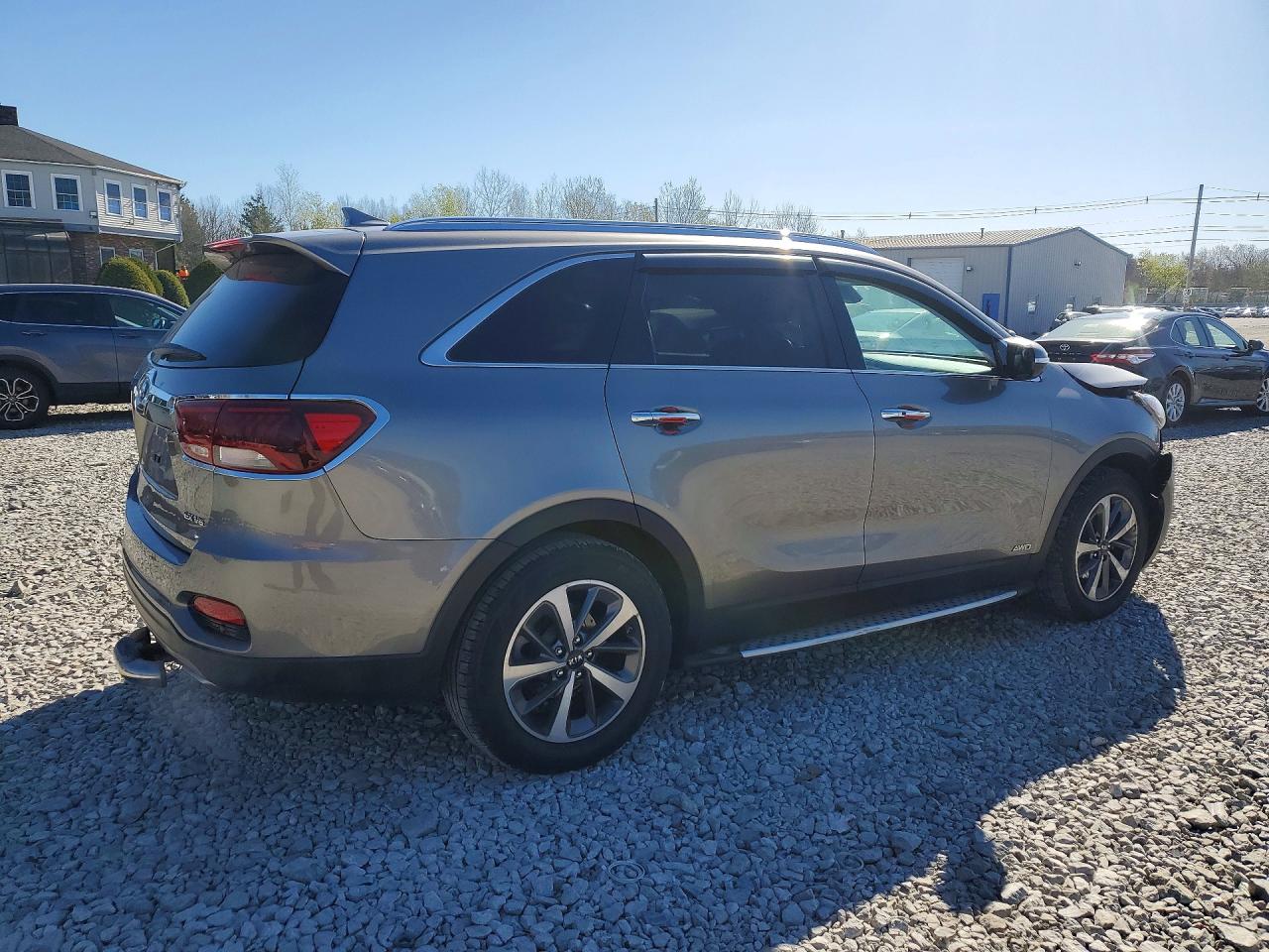 2019 Kia Sorento Ex V6 Gray vin: 5XYPHDA59KG499967