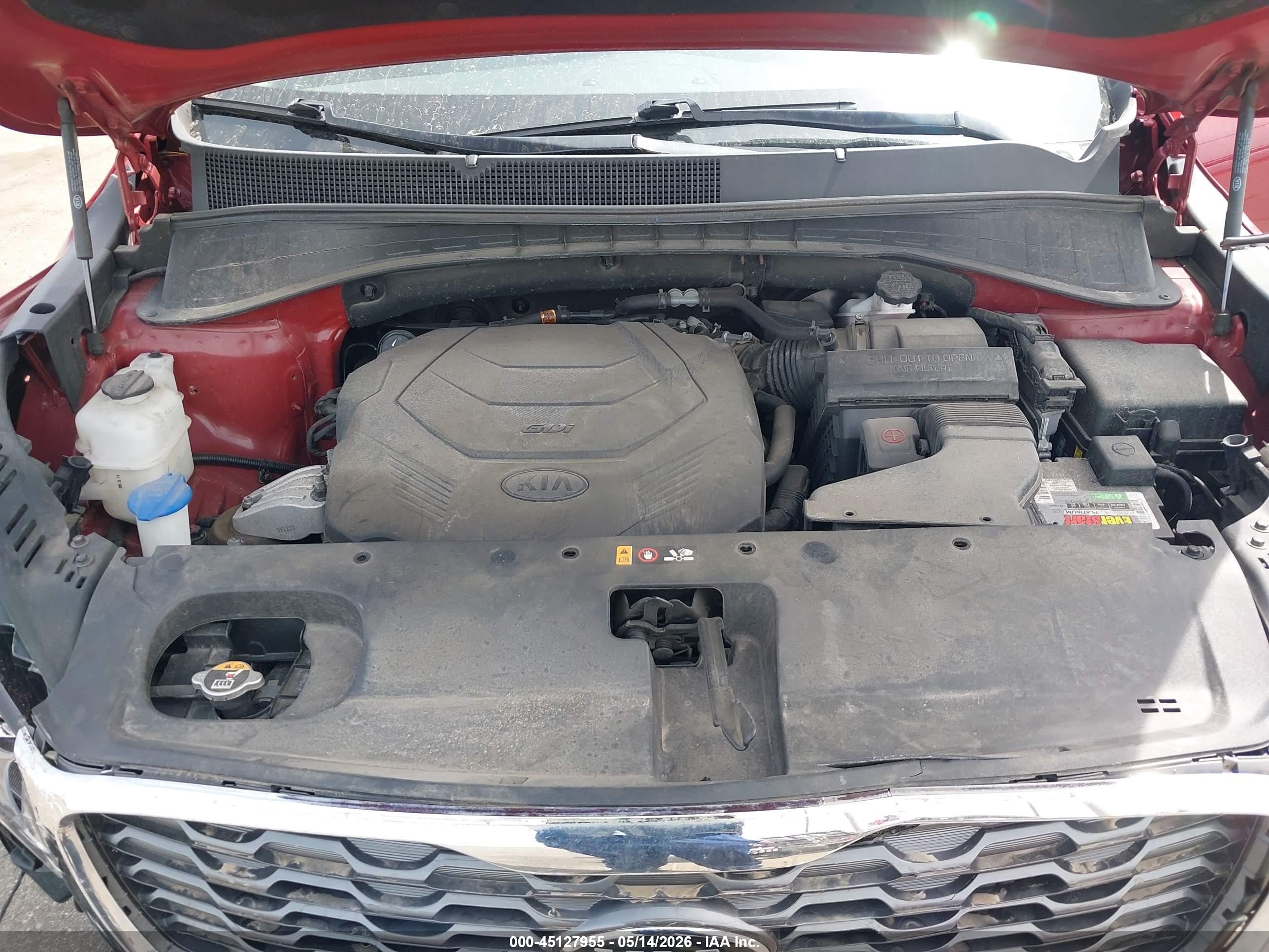 2020 Kia Sorento 3.3l Ex Red vin: 5XYPHDA59LG676244