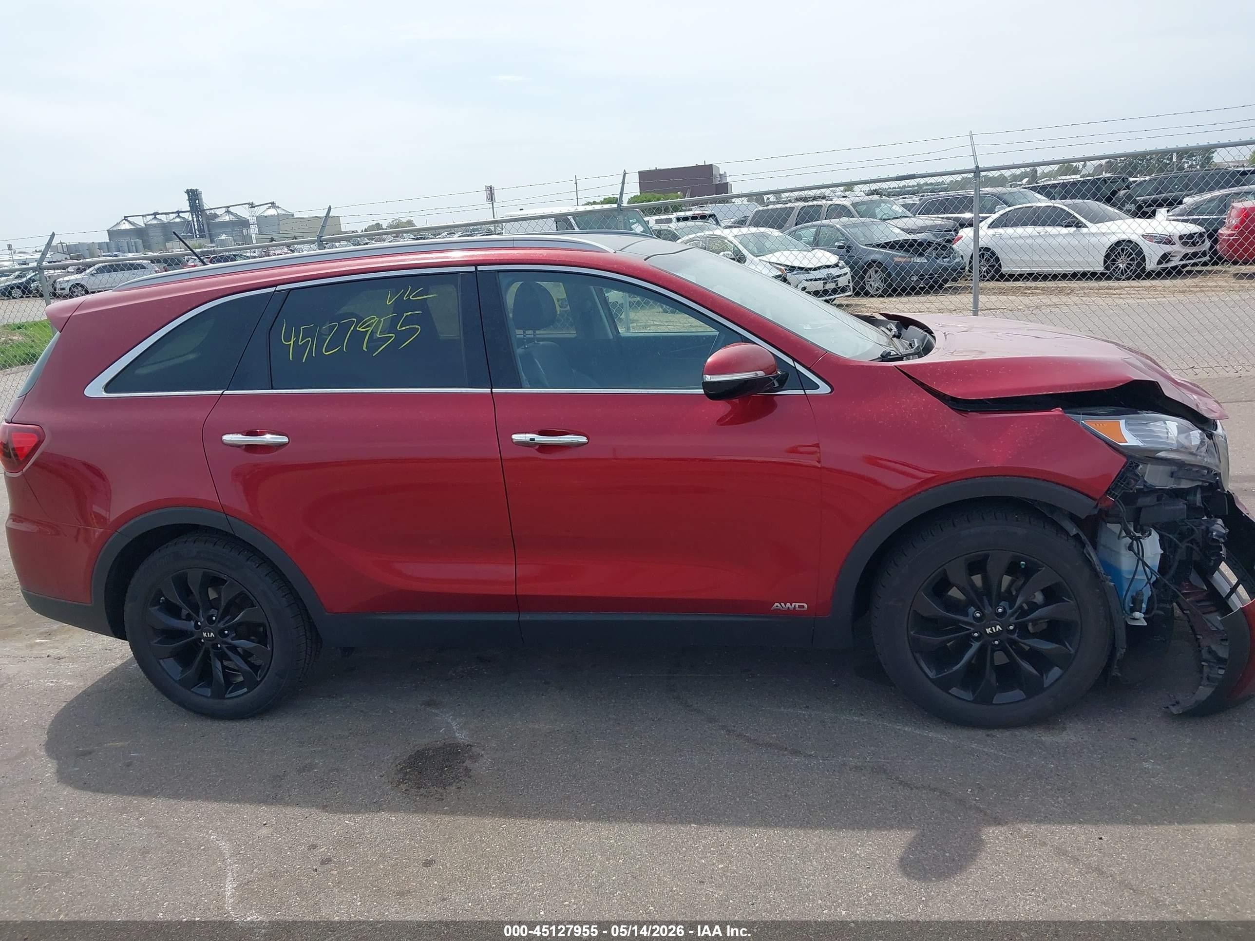 2020 Kia Sorento 3.3l Ex Red vin: 5XYPHDA59LG676244