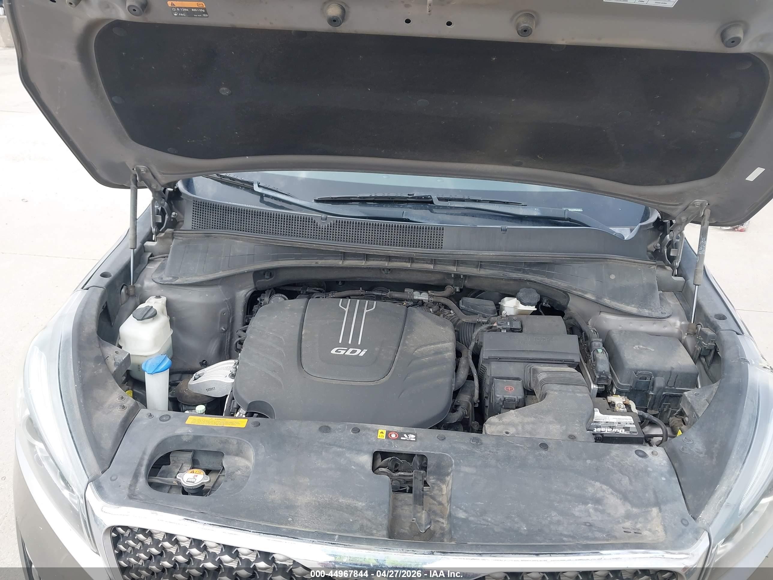 2017 Kia Sorento 3.3l Sxl Silver vin: 5XYPK4A50HG294872