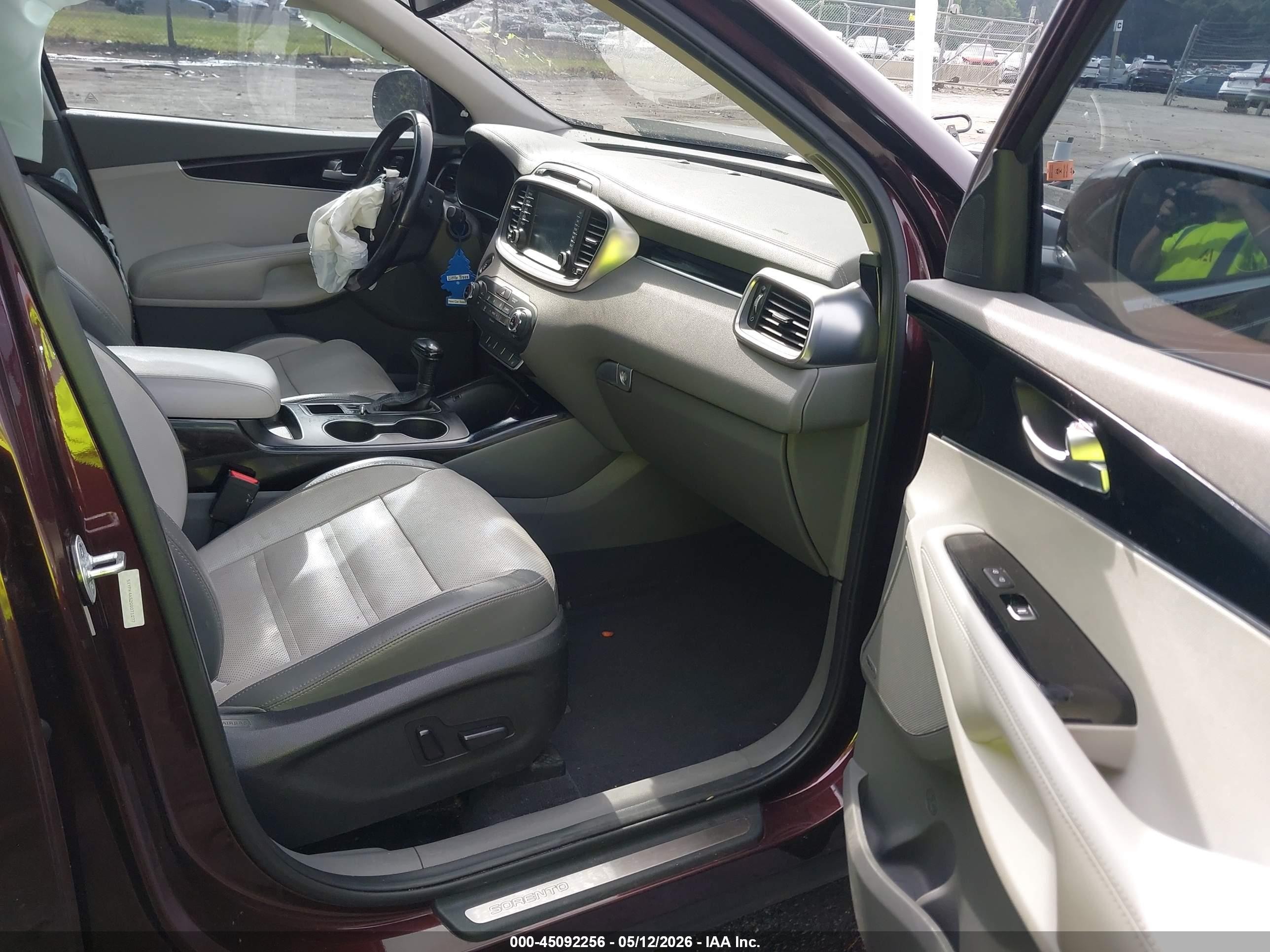 2016 Kia Sorento 3.3l Sx Burgundy vin: 5XYPK4A52GG071277