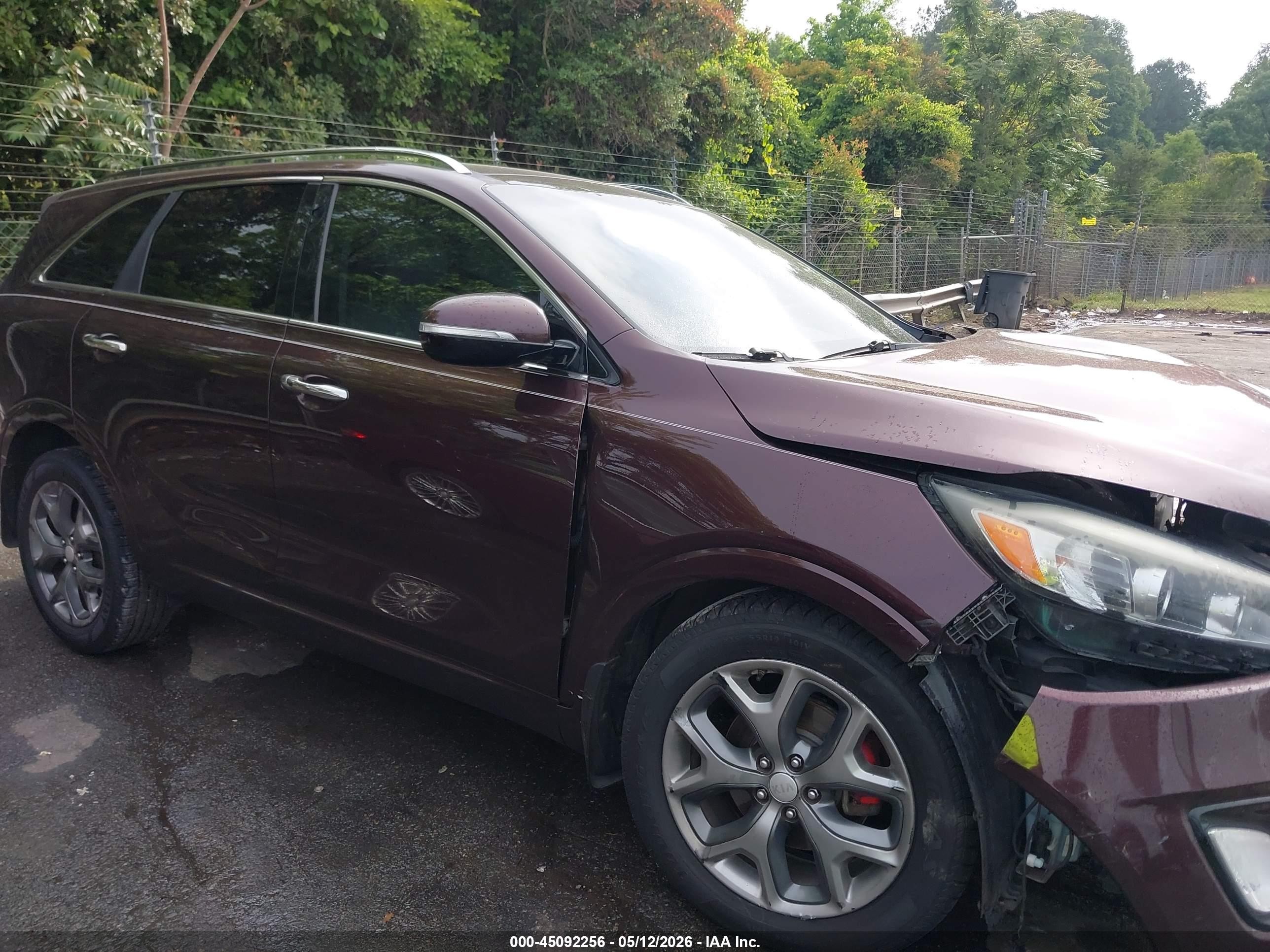 2016 Kia Sorento 3.3l Sx Burgundy vin: 5XYPK4A52GG071277