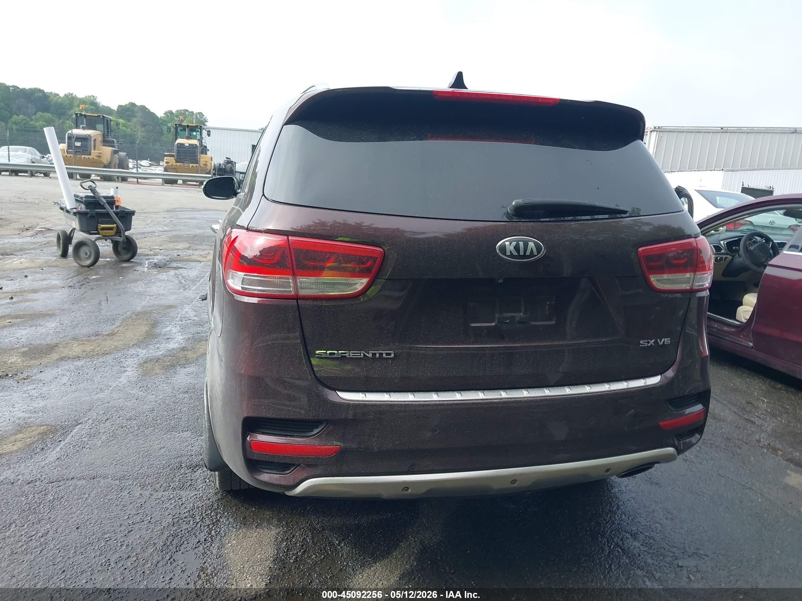 2016 Kia Sorento 3.3l Sx Burgundy vin: 5XYPK4A52GG071277