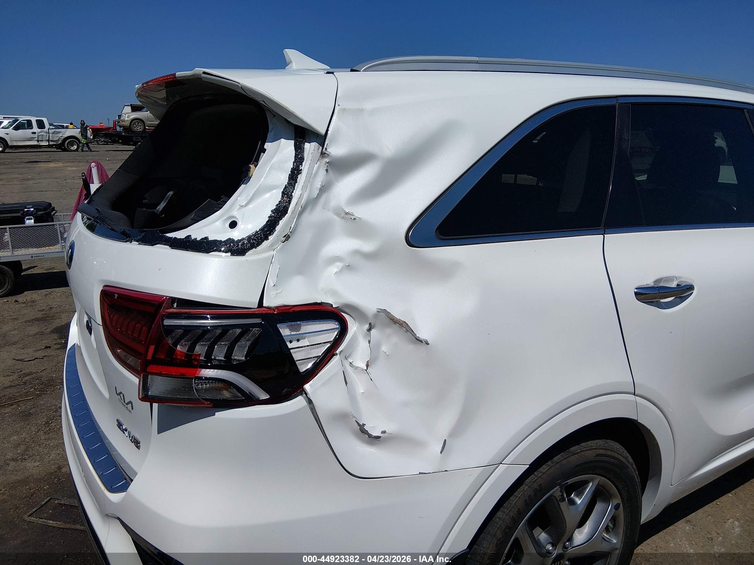 2020 Kia Sorento 3.3l Sx White vin: 5XYPK4A55LG687338