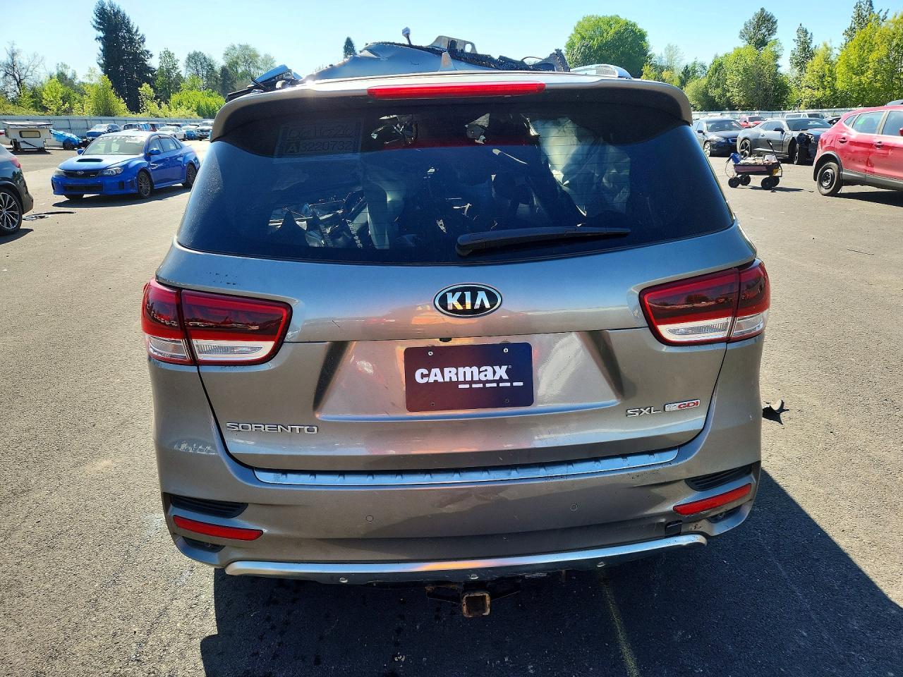 2016 Kia Sorento Sx Limited Silver vin: 5XYPKDA11GG017952