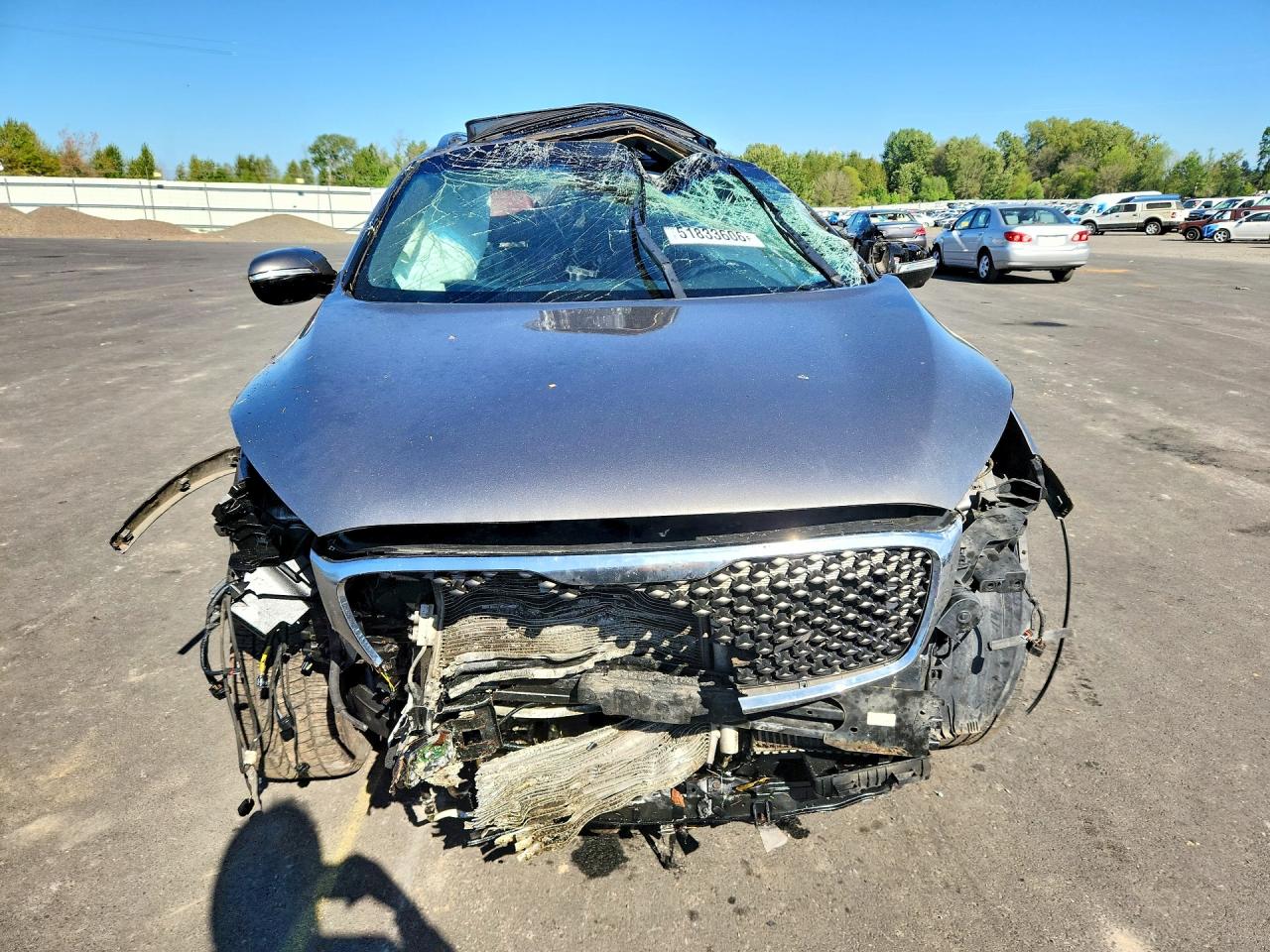 2016 Kia Sorento Sx Limited Silver vin: 5XYPKDA11GG017952