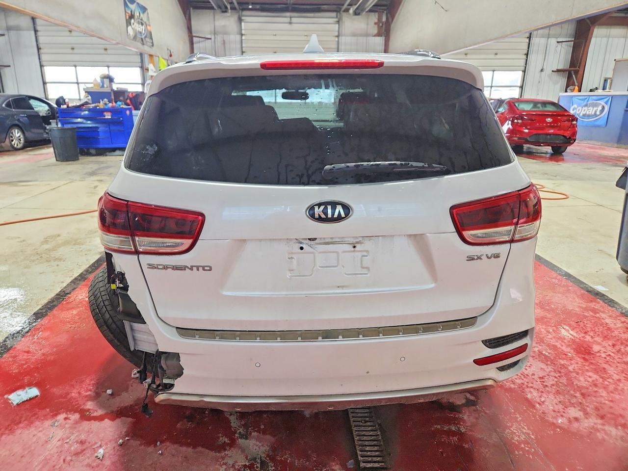 2016 Kia Sorento Sx V6 White vin: 5XYPKDA50GG016701