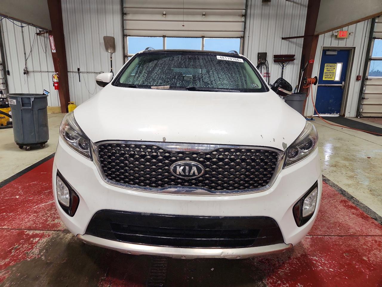 2016 Kia Sorento Sx V6 White vin: 5XYPKDA50GG016701