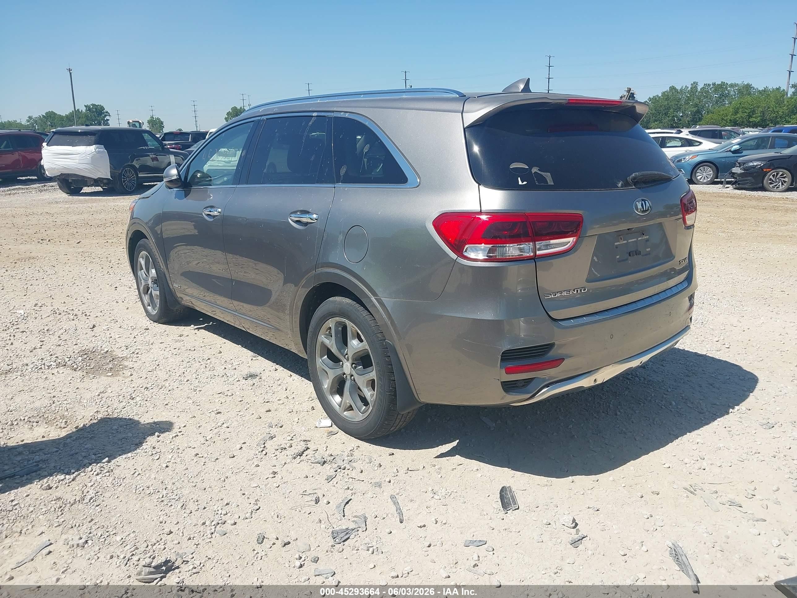 2016 Kia Sorento 3.3l Sx Silver vin: 5XYPKDA51GG099264