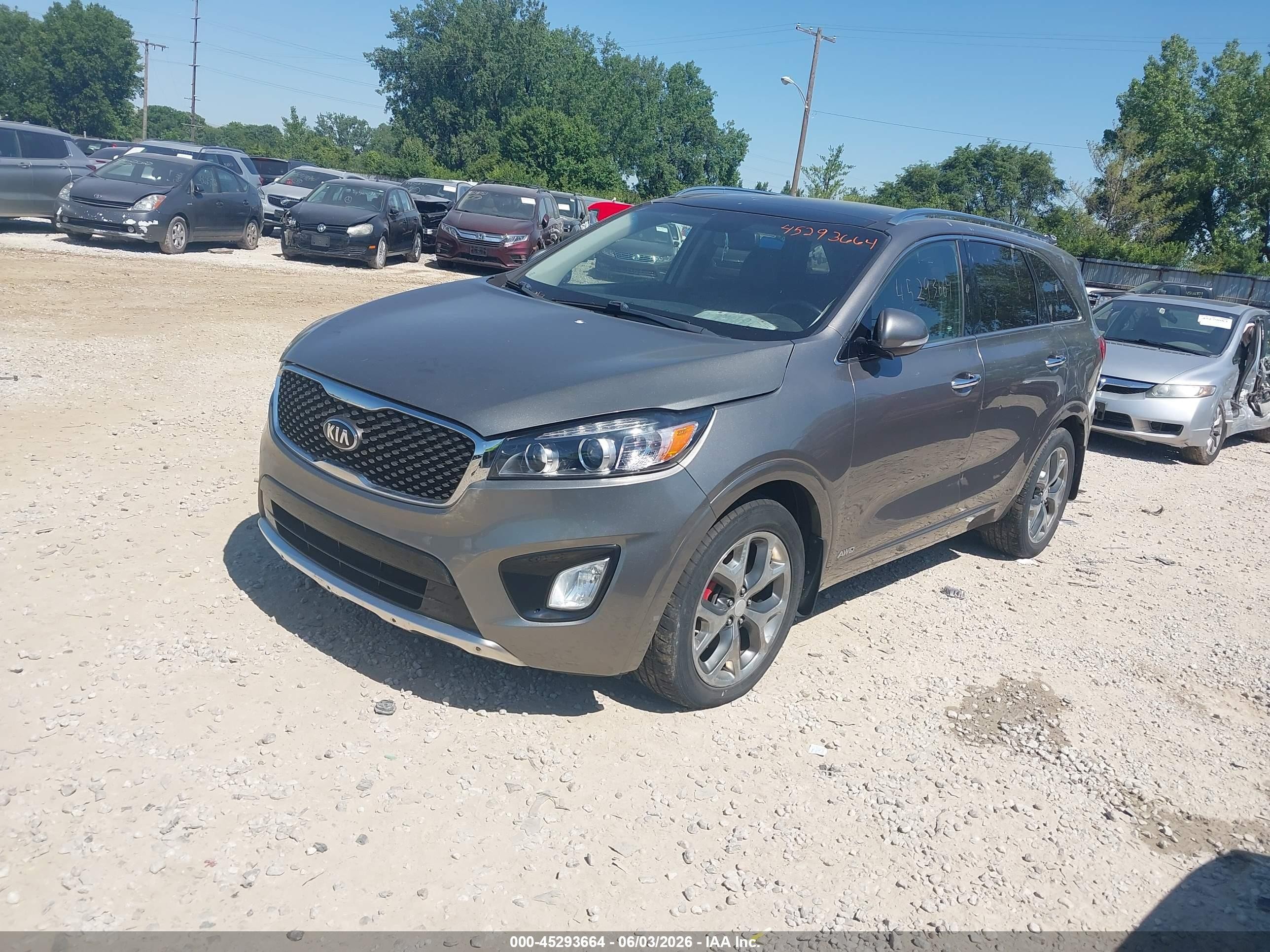 2016 Kia Sorento 3.3l Sx Silver vin: 5XYPKDA51GG099264