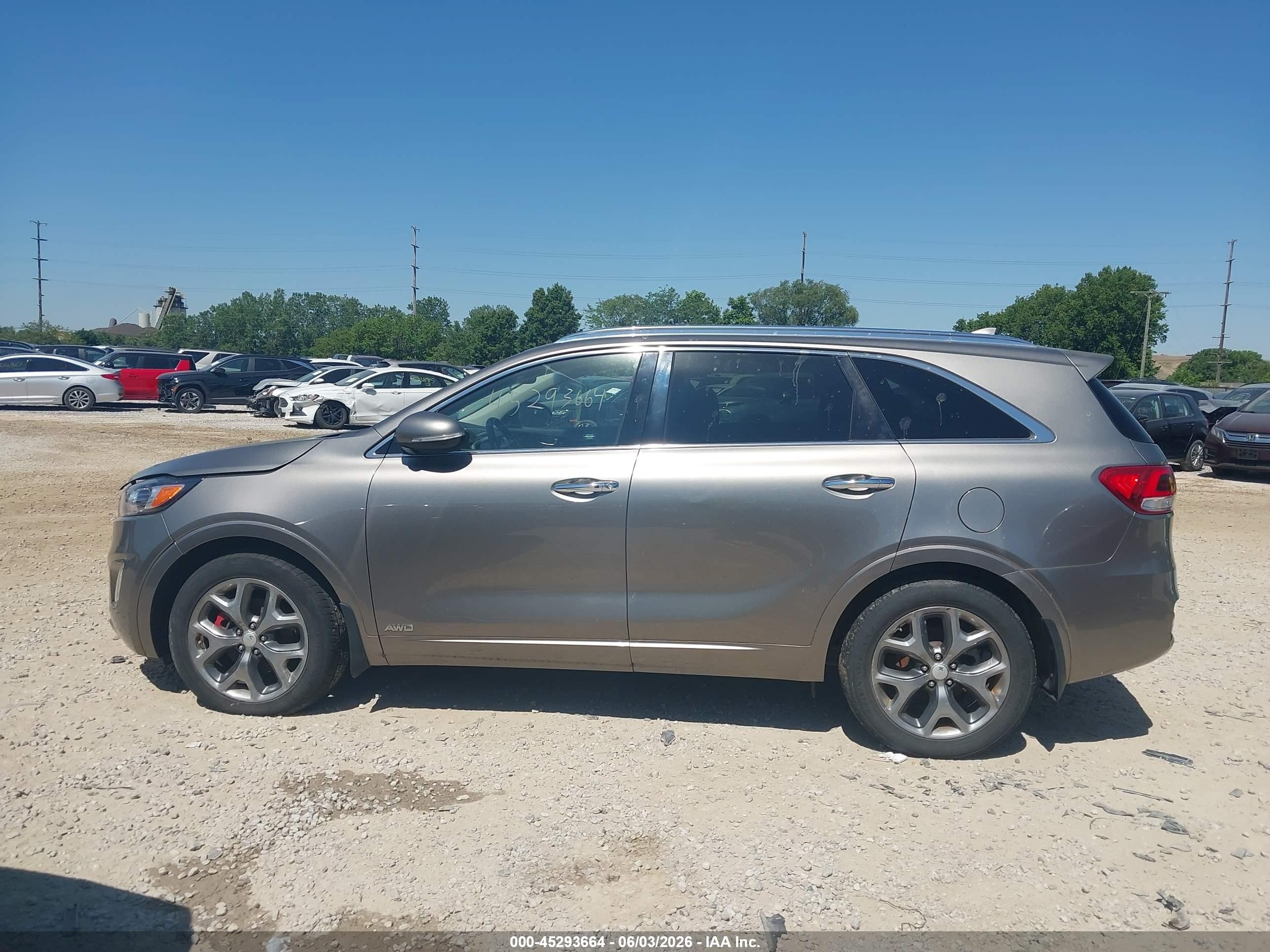 2016 Kia Sorento 3.3l Sx Silver vin: 5XYPKDA51GG099264