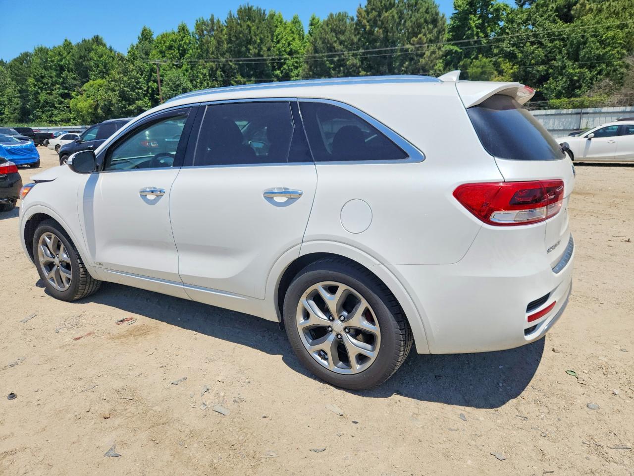 2016 Kia Sorento Sx V6 White vin: 5XYPKDA52GG103435