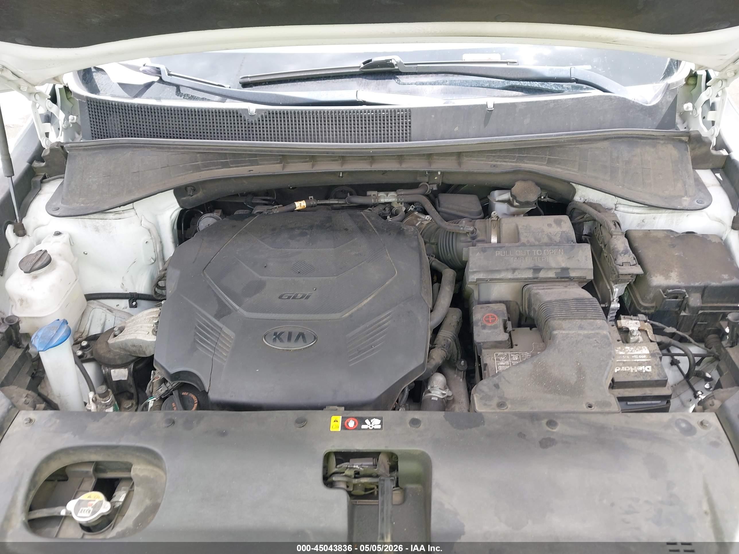 2019 Kia Sorento 3.3l Sx White vin: 5XYPKDA53KG467100