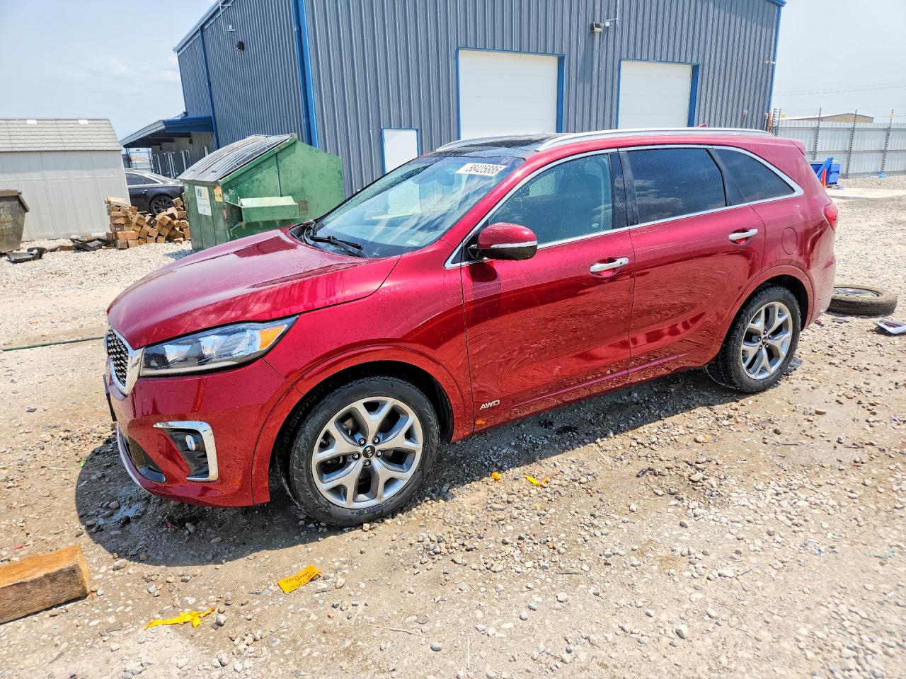 2020 Kia Sorento Sx Red vin: 5XYPKDA53LG654841