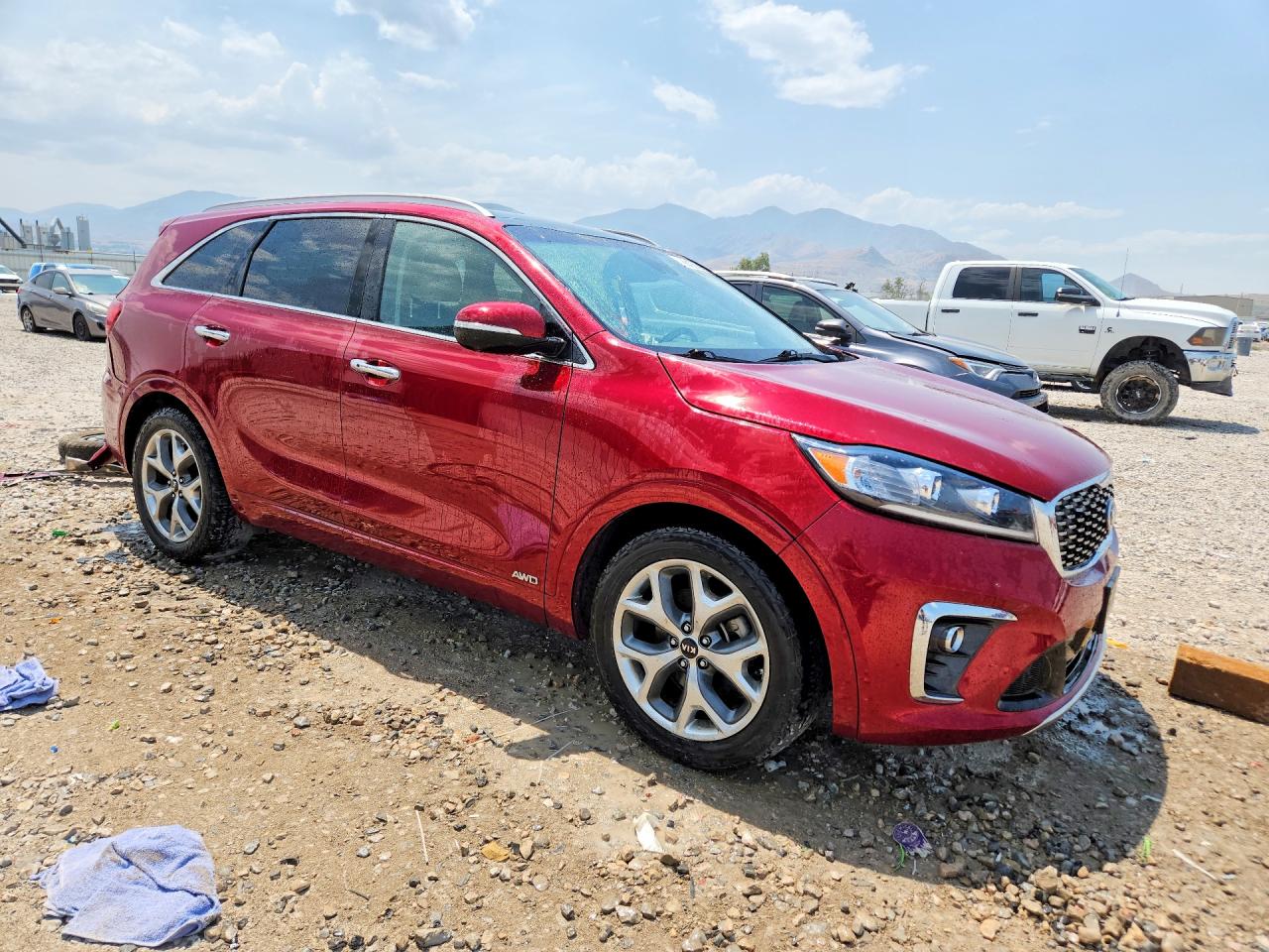 2020 Kia Sorento Sx Red vin: 5XYPKDA53LG654841