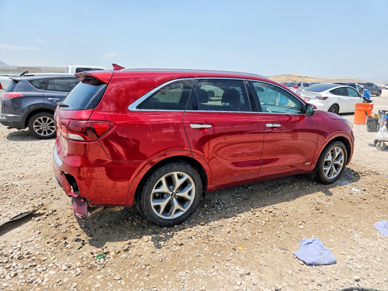 2020 Kia Sorento Sx Red vin: 5XYPKDA53LG654841